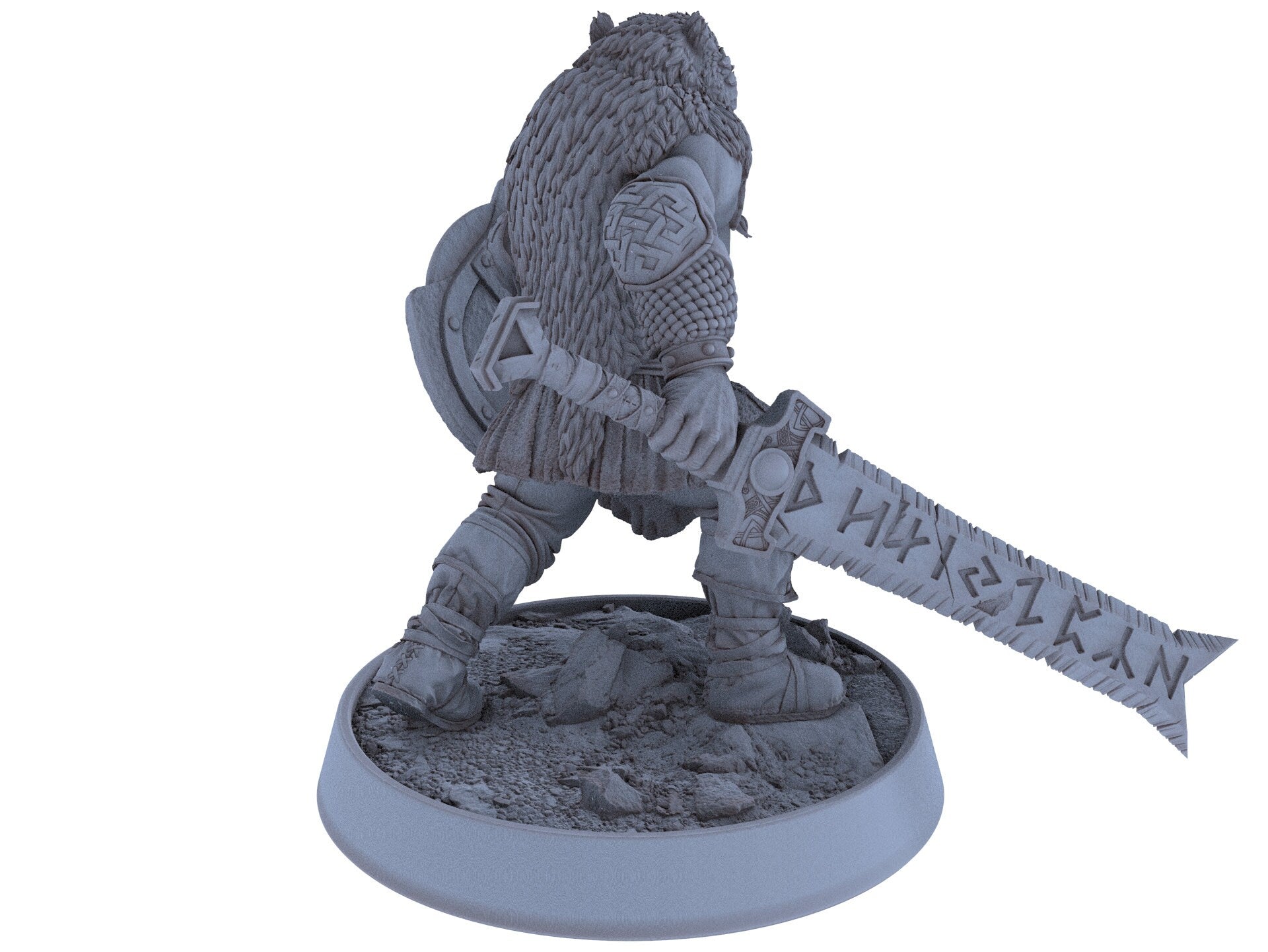 Vikings - Magnar Runeblade - The Sharptails of Hacksaw River, daybreak miniatures, for Wargames, Pathfinder, Dungeons & Dragons