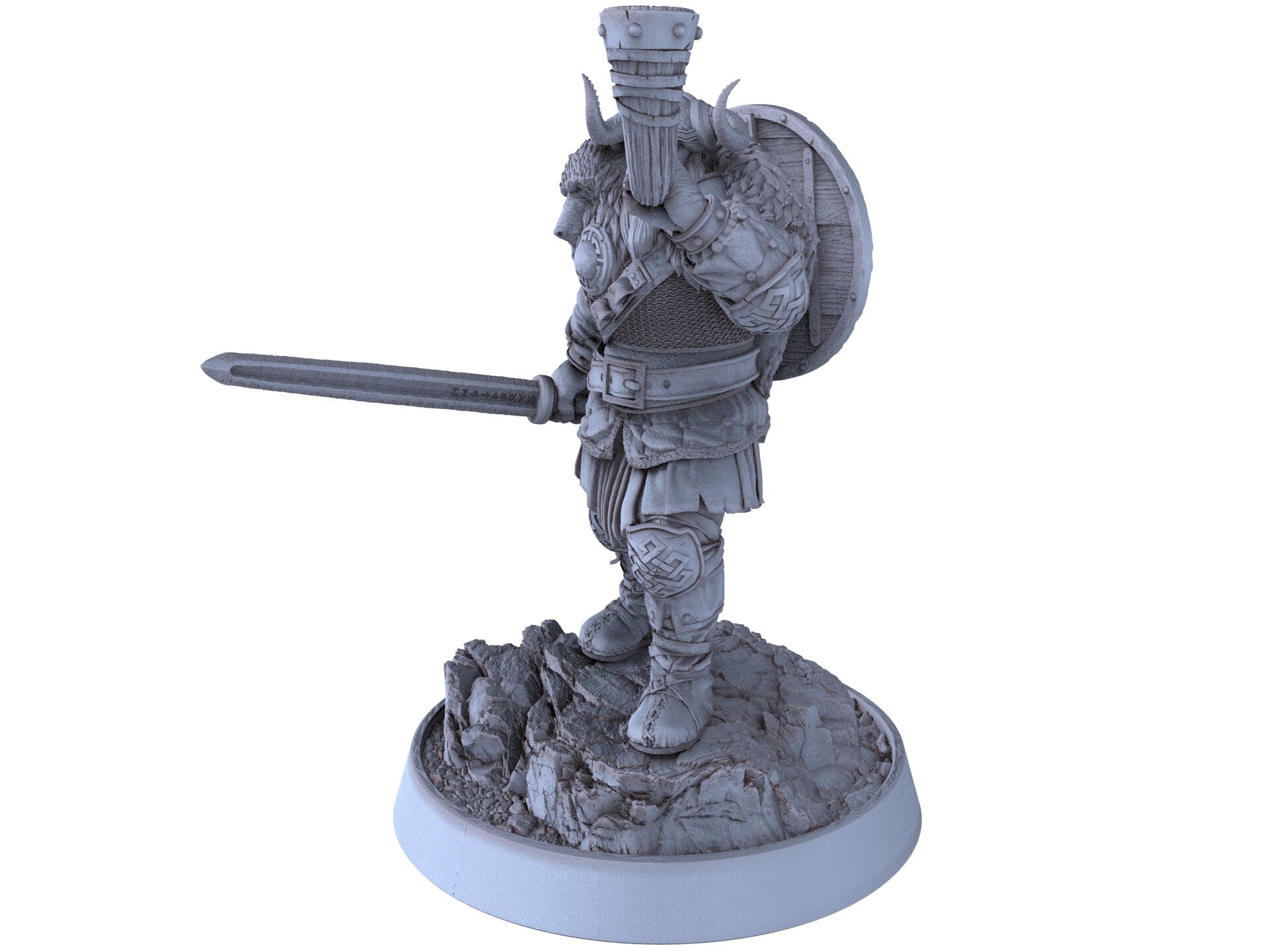 Vikings - Harald Hornblower - The Sharptails of Hacksaw River, daybreak miniatures, for Wargames, Pathfinder, Dungeons & Dragons