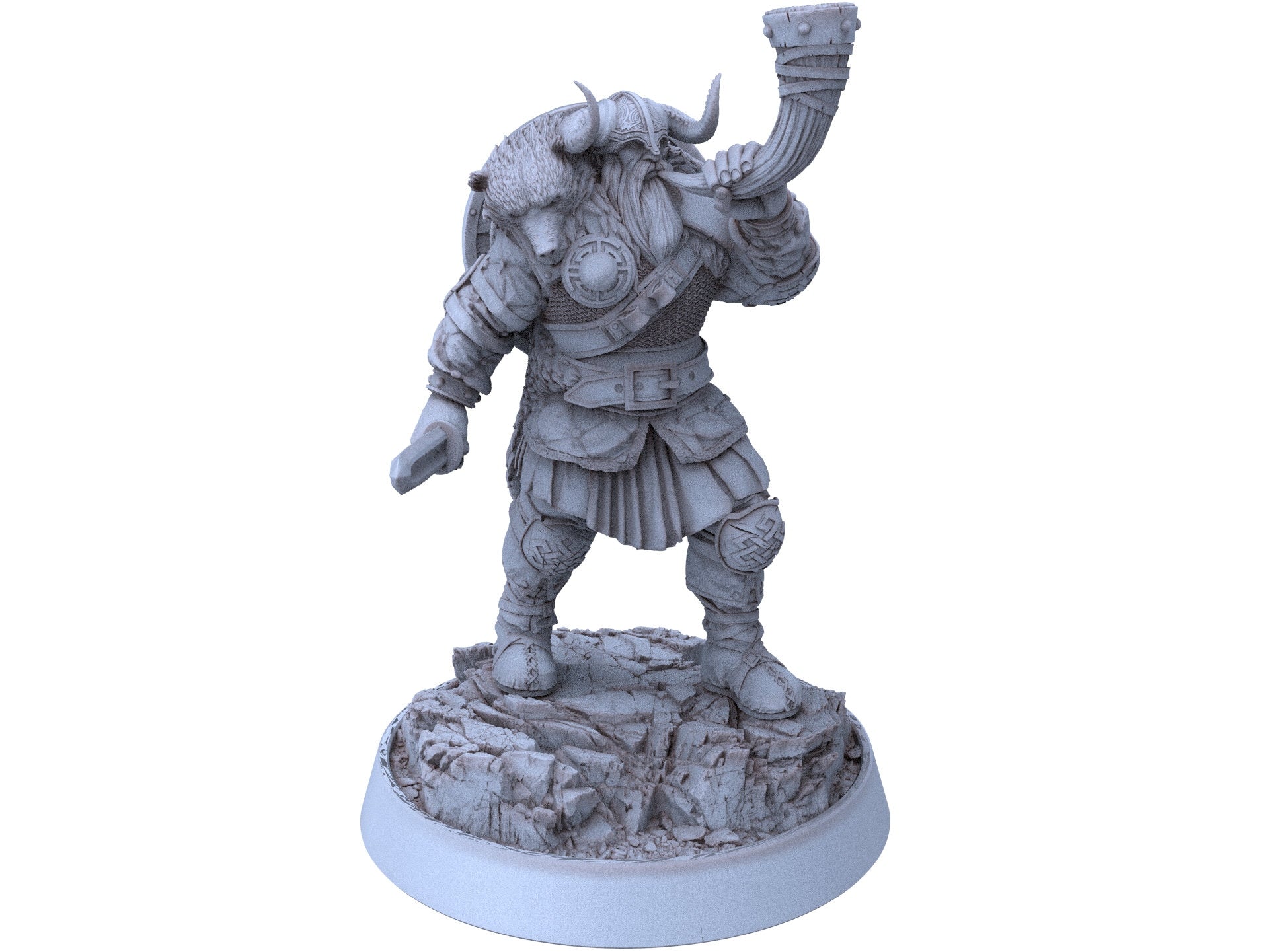 Vikings - Harald Hornblower - The Sharptails of Hacksaw River, daybreak miniatures, for Wargames, Pathfinder, Dungeons & Dragons