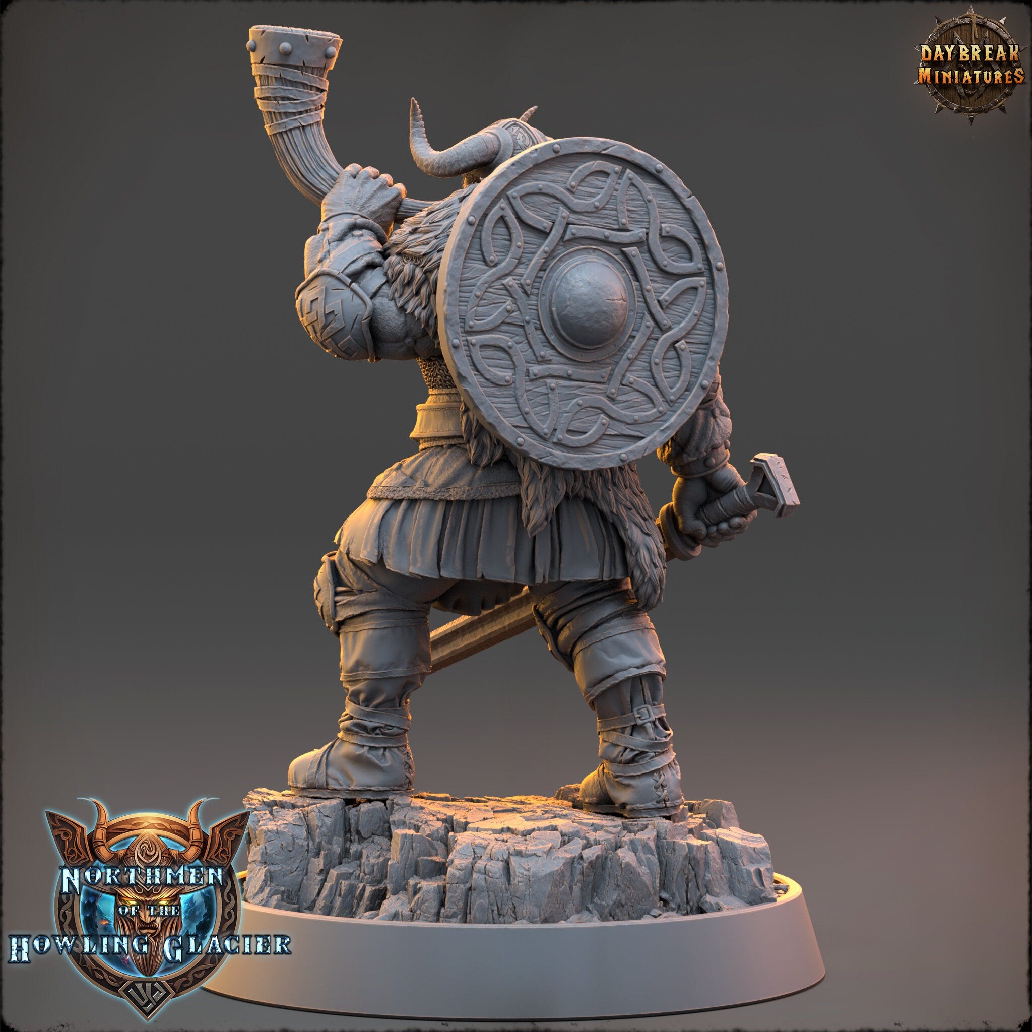 Vikings - Harald Hornblower - The Sharptails of Hacksaw River, daybreak miniatures, for Wargames, Pathfinder, Dungeons & Dragons