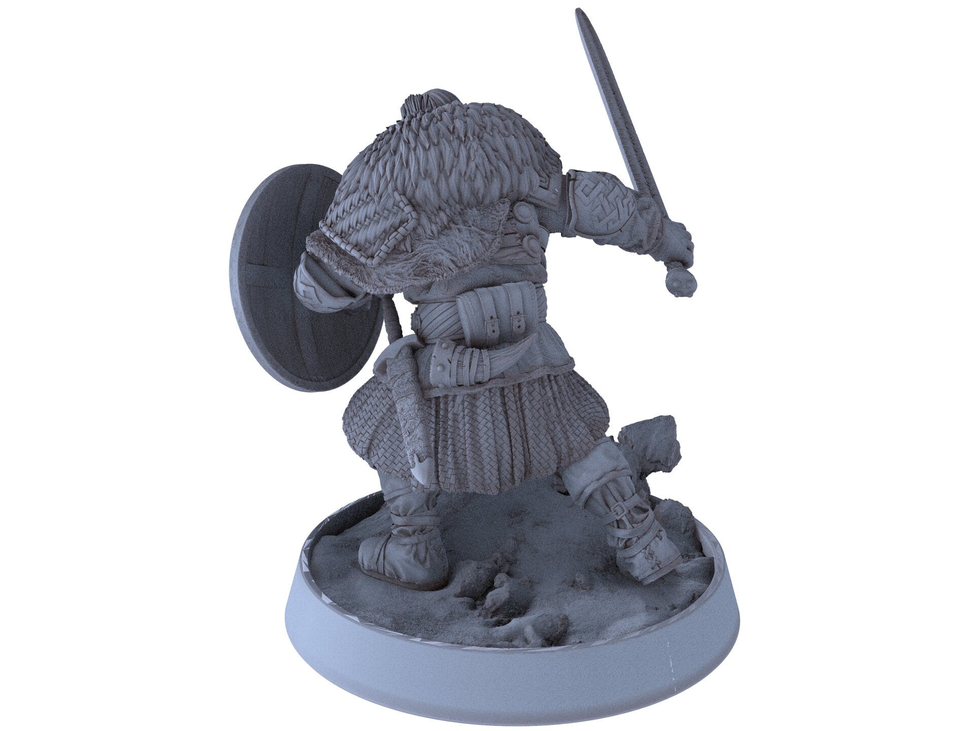 Vikings - Garleif Ravenwing - The Sharptails of Hacksaw River, daybreak miniatures, for Wargames, Pathfinder, Dungeons & Dragons