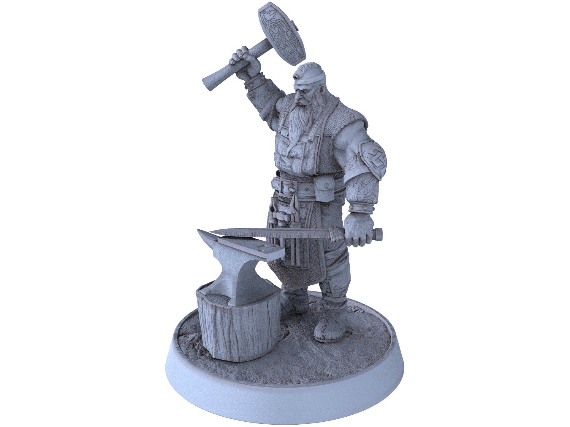 Vikings - Varg Firebrand - The Sharptails of Hacksaw River, daybreak miniatures, for Wargames, Pathfinder, Dungeons & Dragons