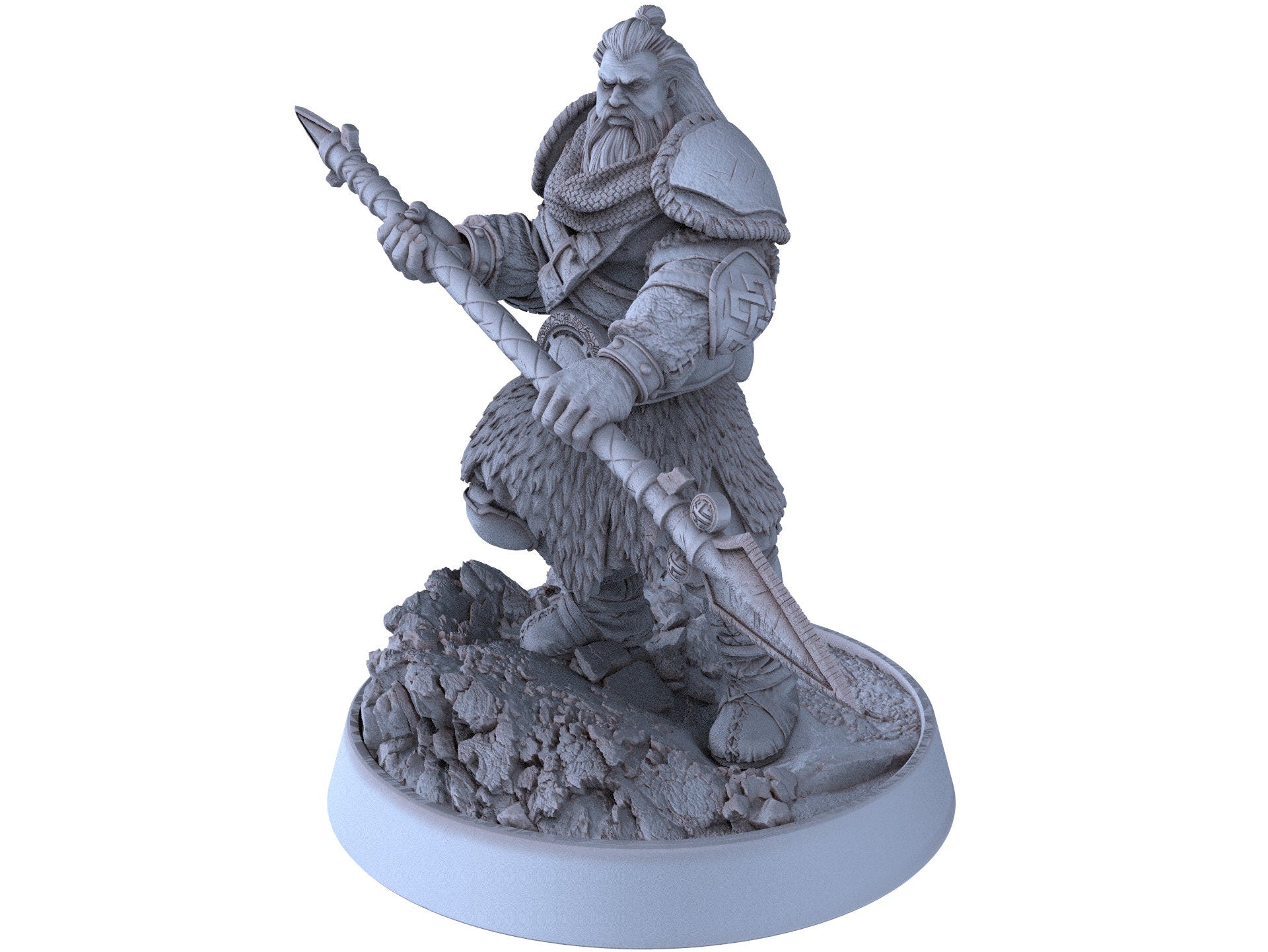 Vikings - Vidar Paleface - The Sharptails of Hacksaw River, daybreak miniatures, for Wargames, Pathfinder, Dungeons & Dragons