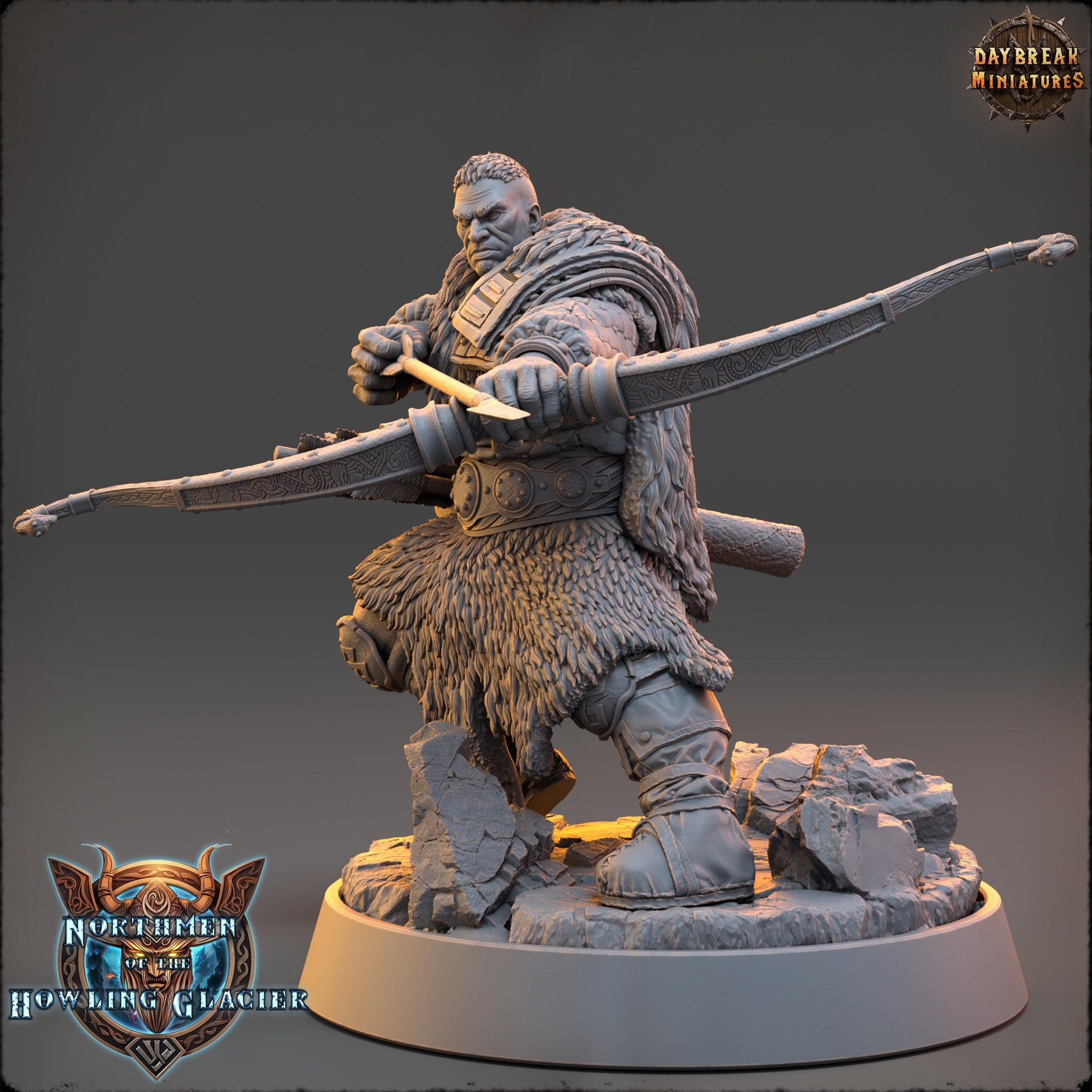 Vikings - Hegar Manhunter - The Sharptails of Hacksaw River, daybreak miniatures, for Wargames, Pathfinder, Dungeons & Dragons