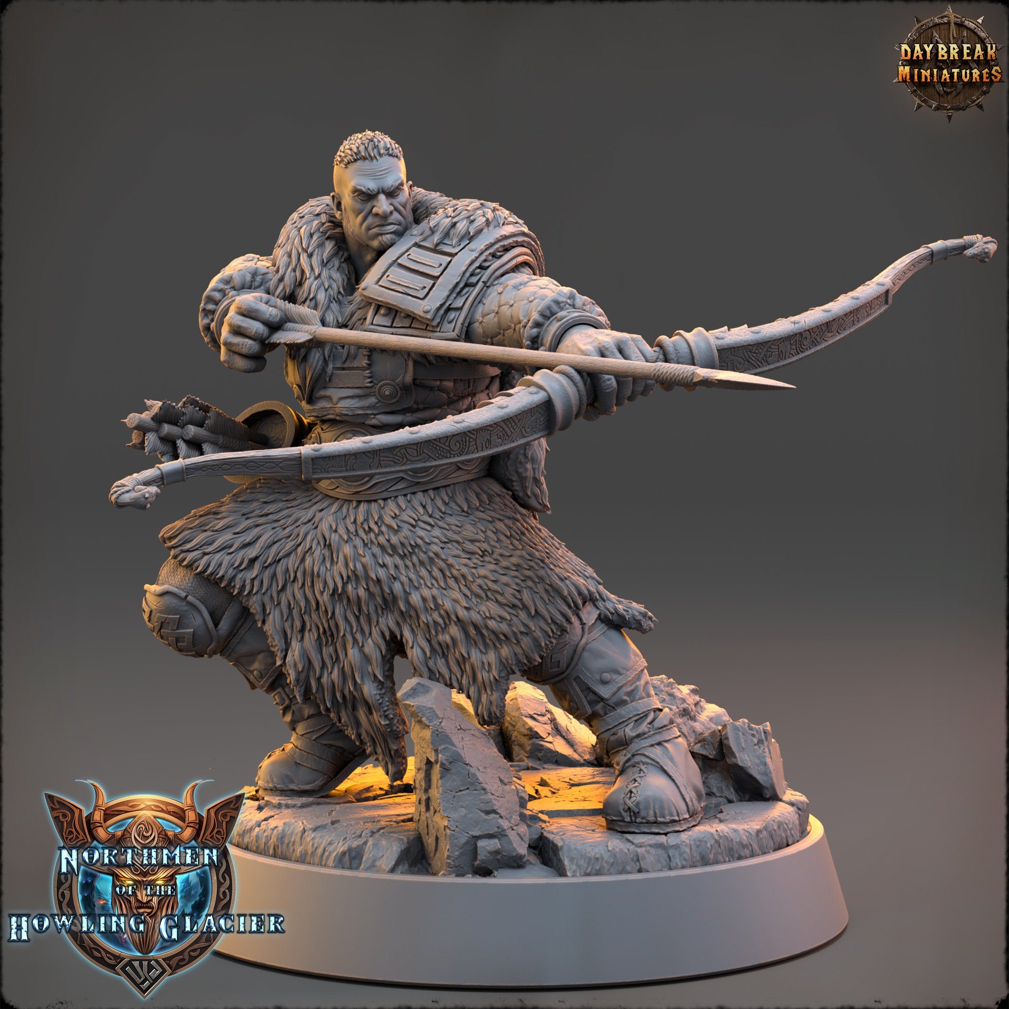 Vikings - Hegar Manhunter - The Sharptails of Hacksaw River, daybreak miniatures, for Wargames, Pathfinder, Dungeons & Dragons