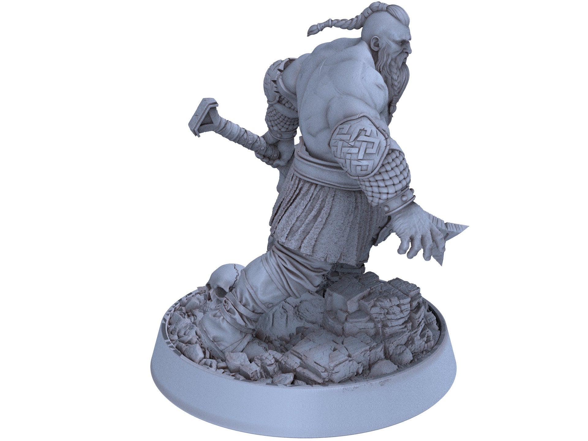 Vikings - Rogur Red - The Sharptails of Hacksaw River, daybreak miniatures, for Wargames, Pathfinder, Dungeons & Dragons