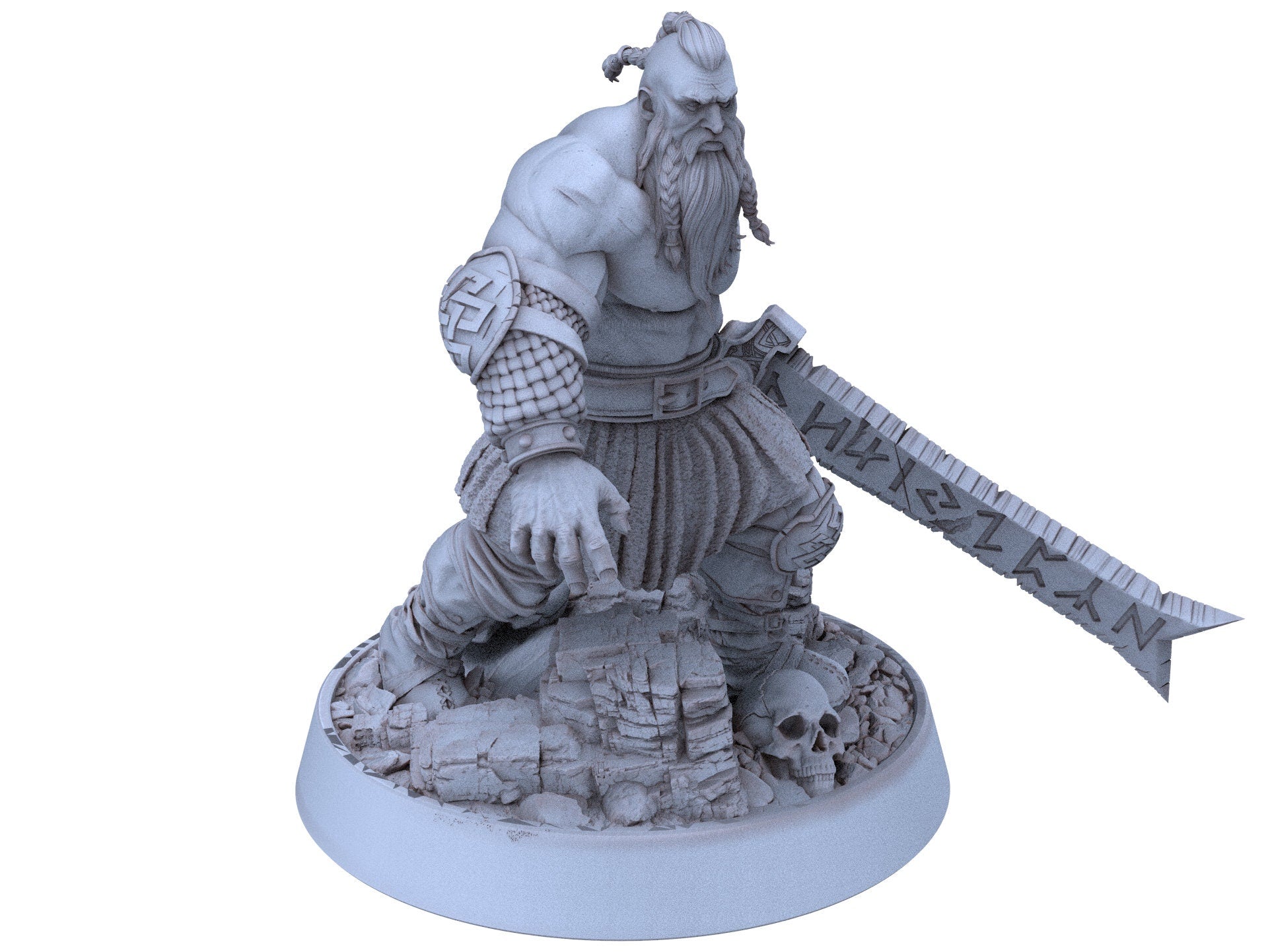 Vikings - Rogur Red - The Sharptails of Hacksaw River, daybreak miniatures, for Wargames, Pathfinder, Dungeons & Dragons