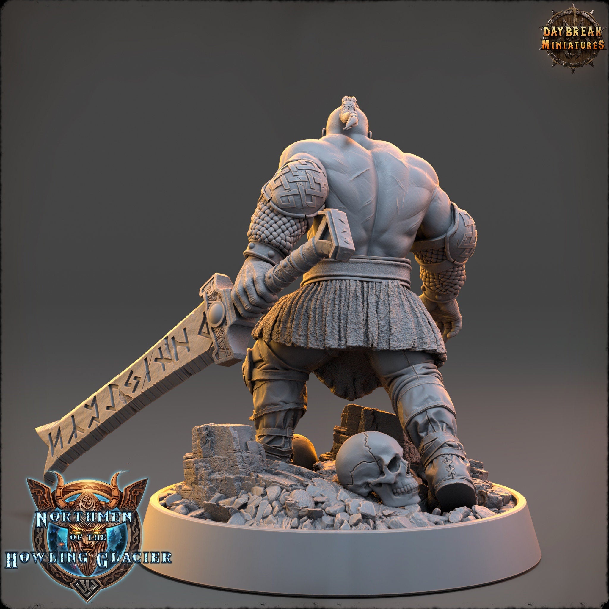 Vikings - Rogur Red - The Sharptails of Hacksaw River, daybreak miniatures, for Wargames, Pathfinder, Dungeons & Dragons