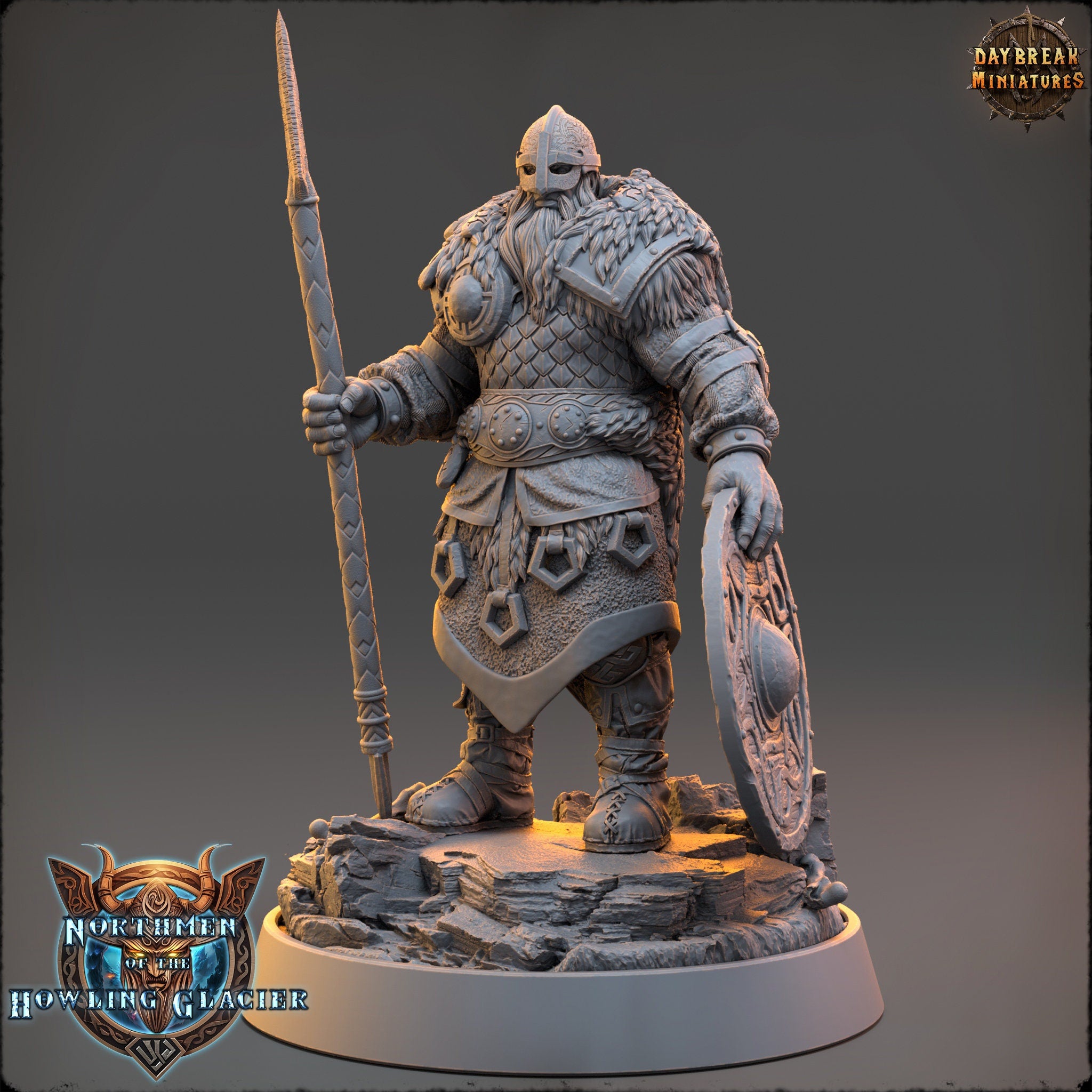 Vikings - Oddalf of the Watch - The Sharptails of Hacksaw River, daybreak miniatures, for Wargames, Pathfinder, Dungeons & Dragons