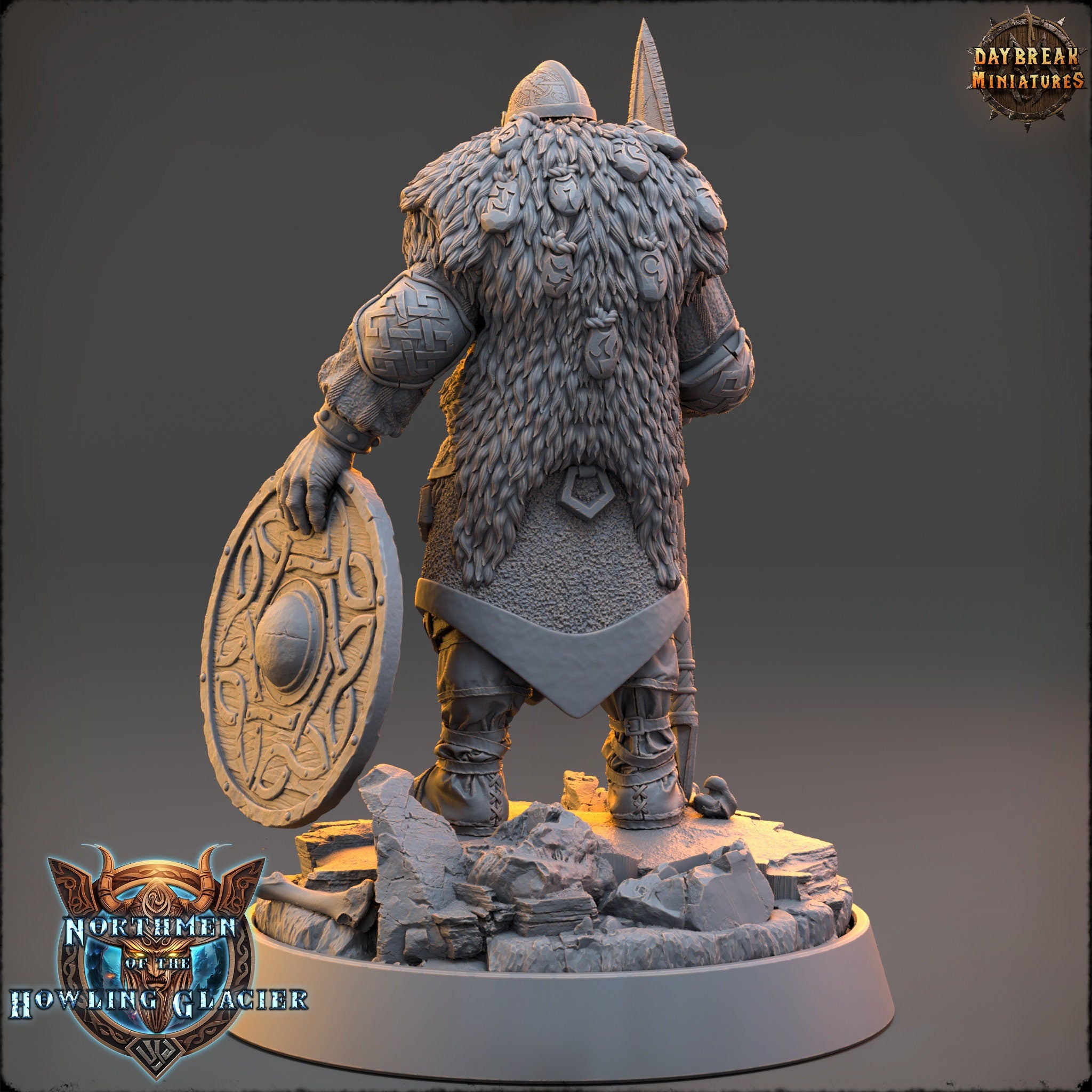 Vikings - Oddalf of the Watch - The Sharptails of Hacksaw River, daybreak miniatures, for Wargames, Pathfinder, Dungeons & Dragons