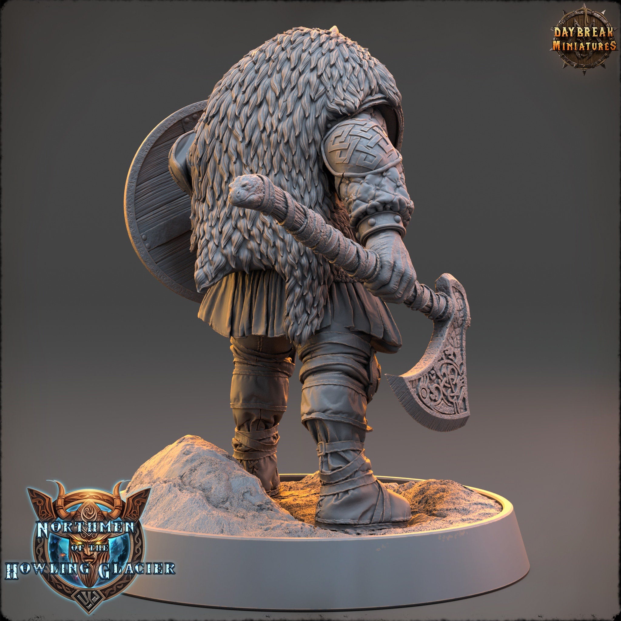 Vikings - Einar Bloodaxe - The Sharptails of Hacksaw River, daybreak miniatures, for Wargames, Pathfinder, Dungeons & Dragons