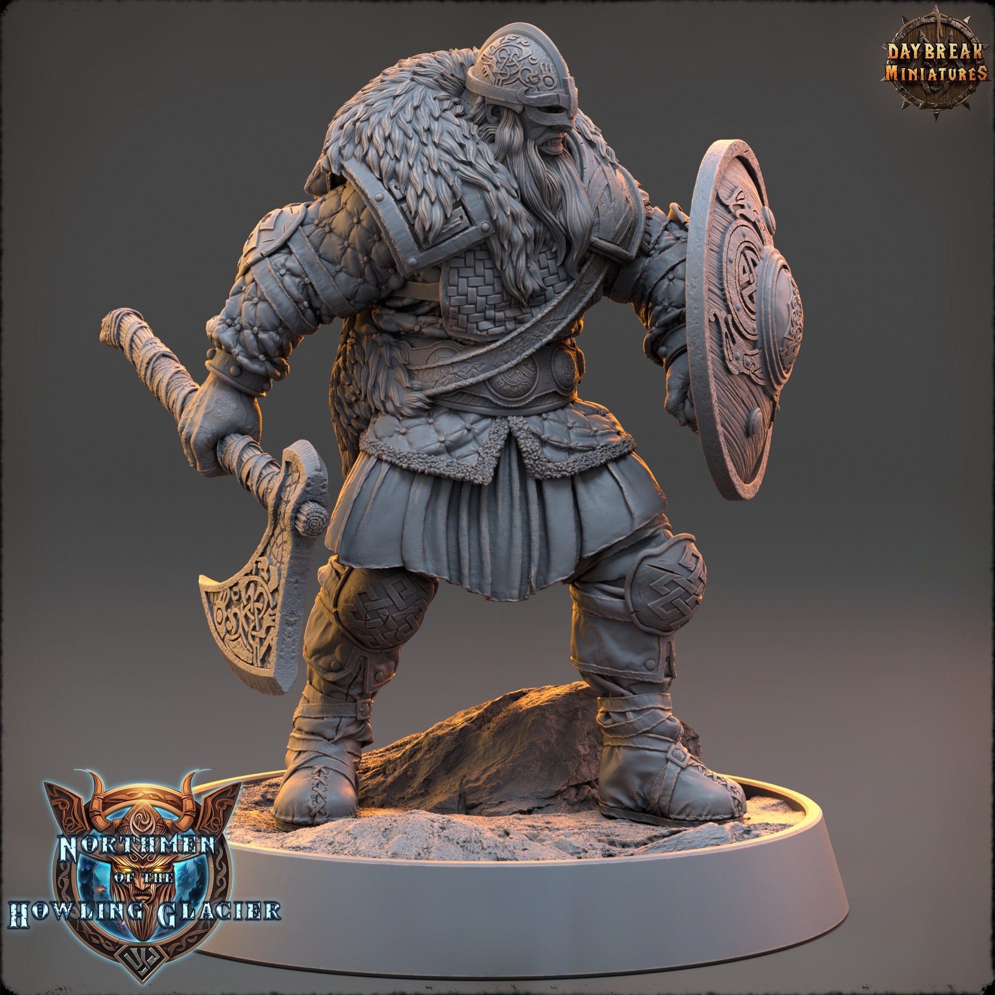 Vikings - Einar Bloodaxe - The Sharptails of Hacksaw River, daybreak miniatures, for Wargames, Pathfinder, Dungeons & Dragons