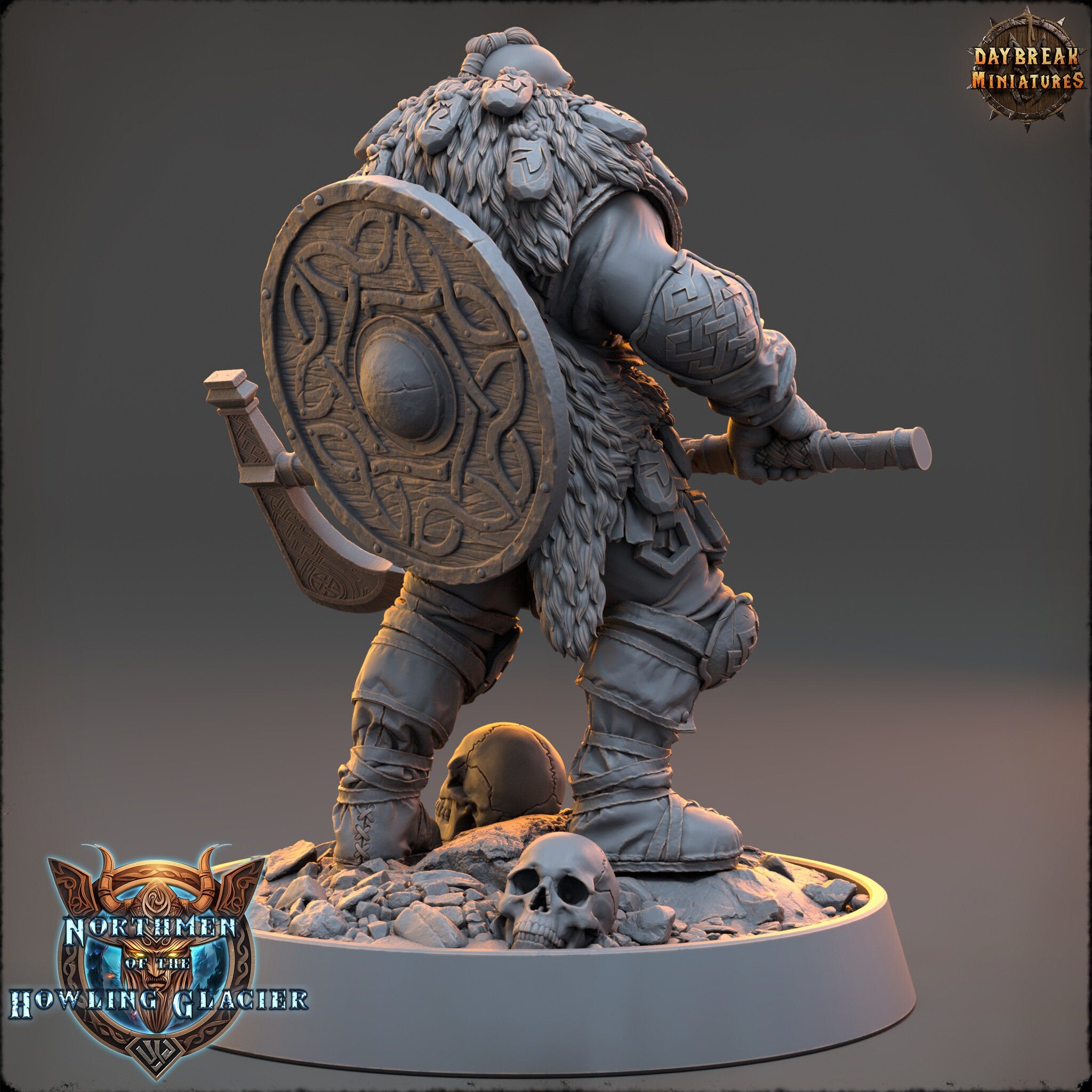 Vikings - Erik the Great - The Sharptails of Hacksaw River, daybreak miniatures, for Wargames, Pathfinder, Dungeons & Dragons