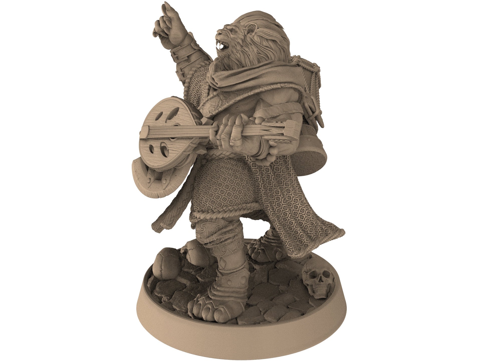 Lion kingdom - King Mordaunt - The Kings of Karmaaz, daybreak miniatures, for Wargames, Pathfinder, Dungeons & Dragons