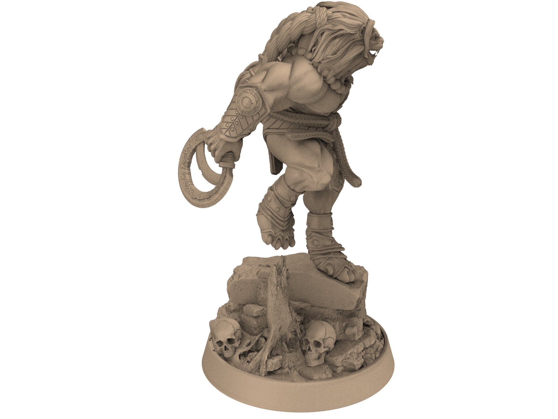 Lion kingdom - King Glaive - The Kings of Karmaaz, daybreak miniatures, for Wargames, Pathfinder, Dungeons & Dragons