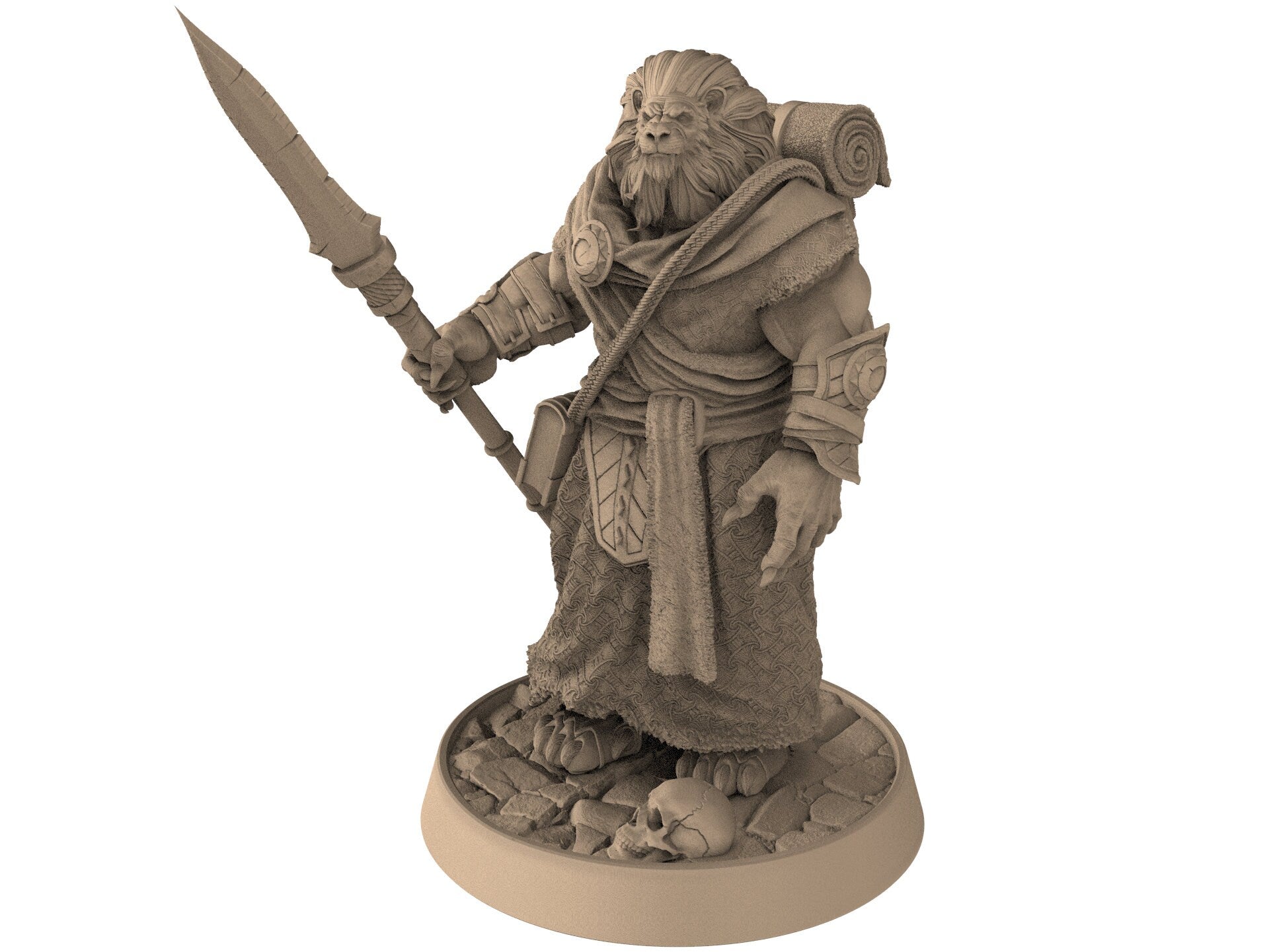 Lion kingdom - King Wayfarer - The Kings of Karmaaz, daybreak miniatures, for Wargames, Pathfinder, Dungeons & Dragons