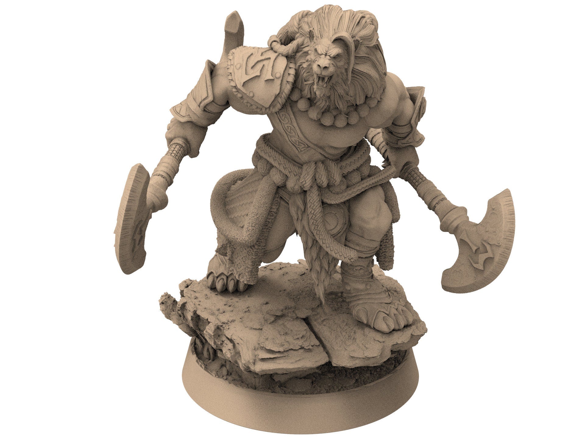 Lion kingdom - King Broadside - The Kings of Karmaaz, daybreak miniatures, for Wargames, Pathfinder, Dungeons & Dragons