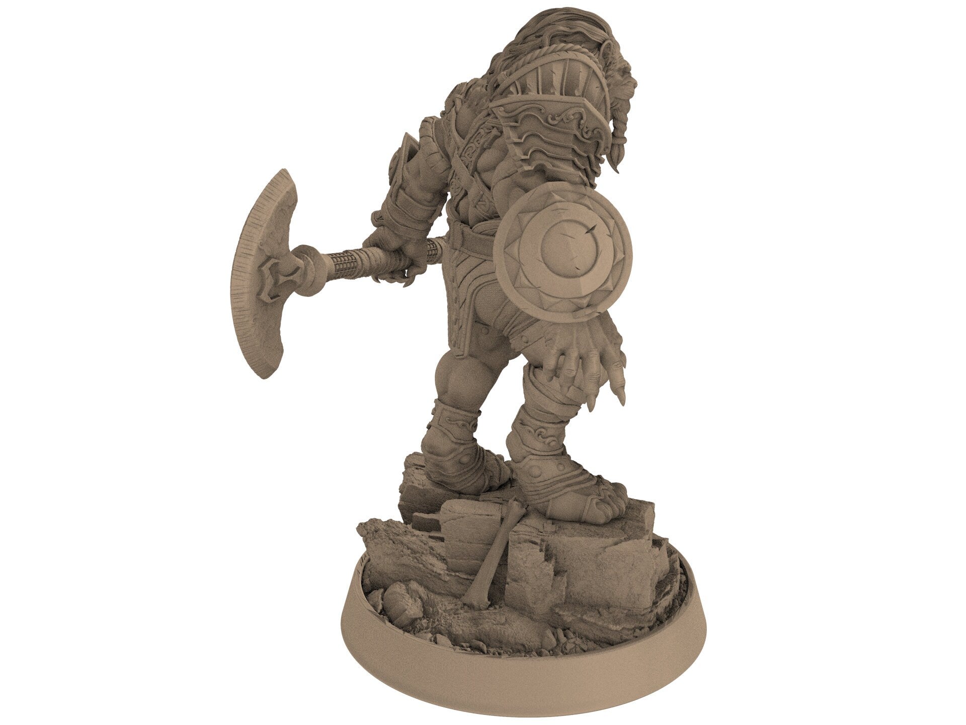 Lion kingdom - King Emmering - The Kings of Karmaaz, daybreak miniatures, for Wargames, Pathfinder, Dungeons & Dragons