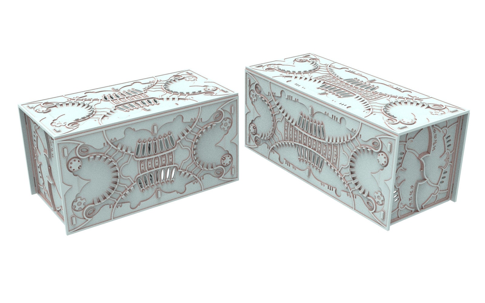 40k WTC 2 stored Ruins, Cinan necropolis egyptian futuristic biome, building scenery terrain, for warmachine, infinity, wargame scifi...