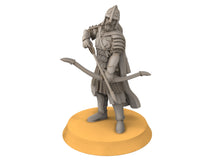 Load image into Gallery viewer, Rohan - West Human Outriders on Foot, Knight of Rohan, the Horse-lords, rider of the mark, minis for wargame D&amp;D, Lotr...
