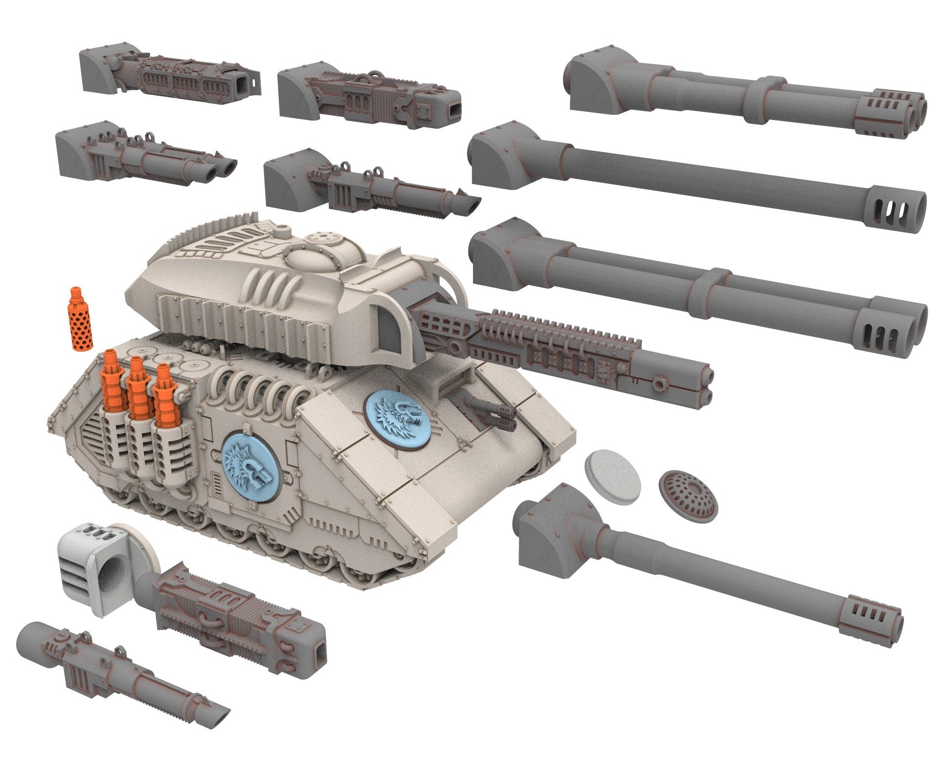 Military - Oldphant: Main Battle Tank V2 - A Relic of Damocles' Conquest, imperial, post-apocalyptic empire, usable for tabletop wargame