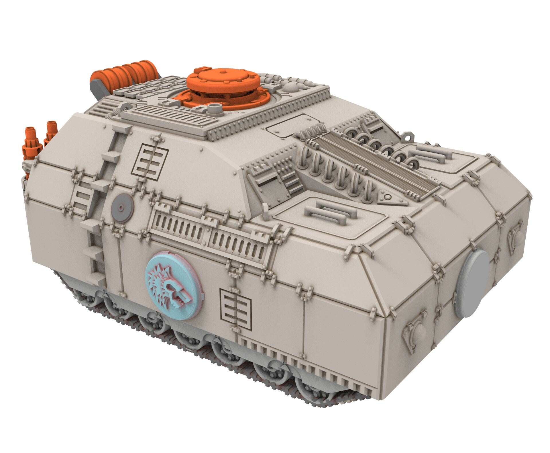 Military - Suneemon Heavy Transport - A Relic of Damocles' Conquest, imperial, post-apocalyptic empire, usable for tabletop wargame