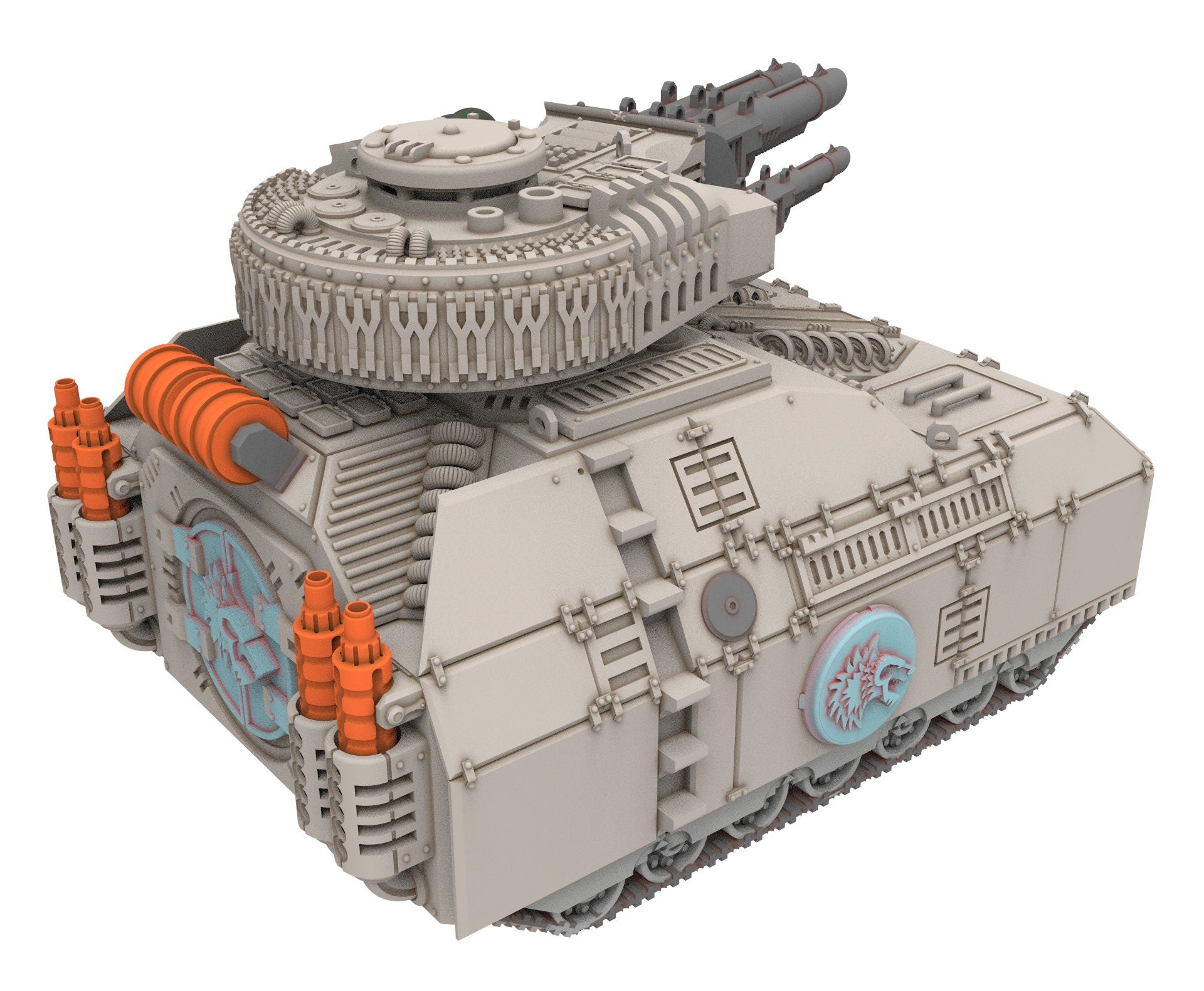 Military - Suneemon Heavy Transport - A Relic of Damocles' Conquest, imperial, post-apocalyptic empire, usable for tabletop wargame