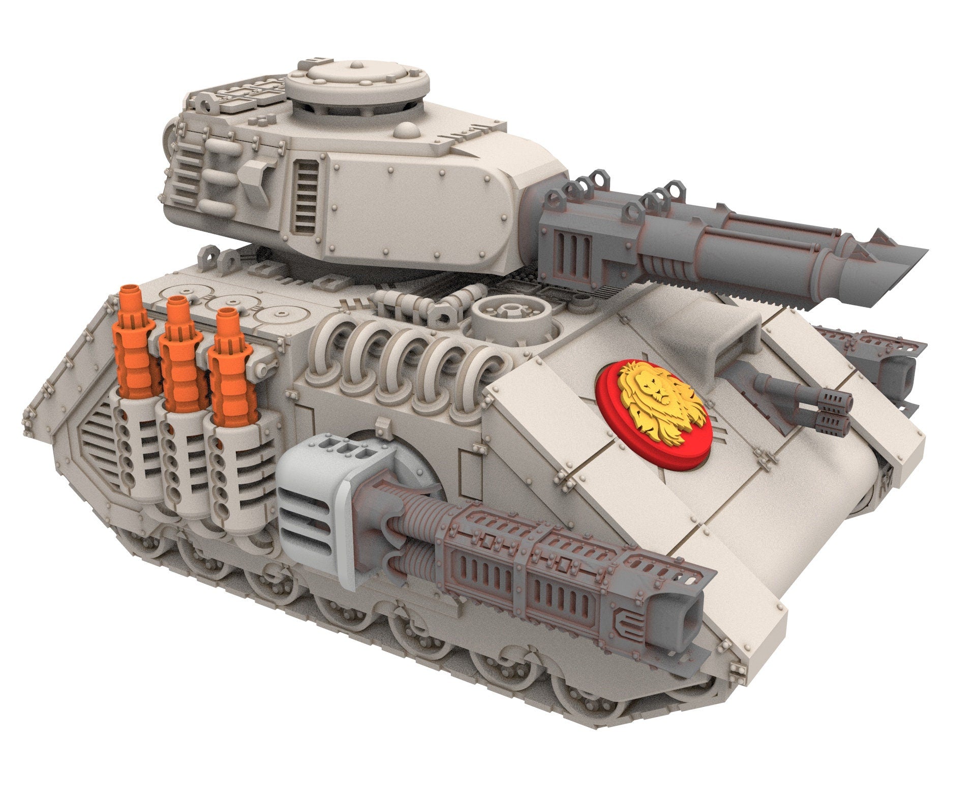 Military - Oldphant: Main Battle Tank V1 - A Relic of Damocles' Conquest, imperial, post-apocalyptic empire, usable for tabletop wargame