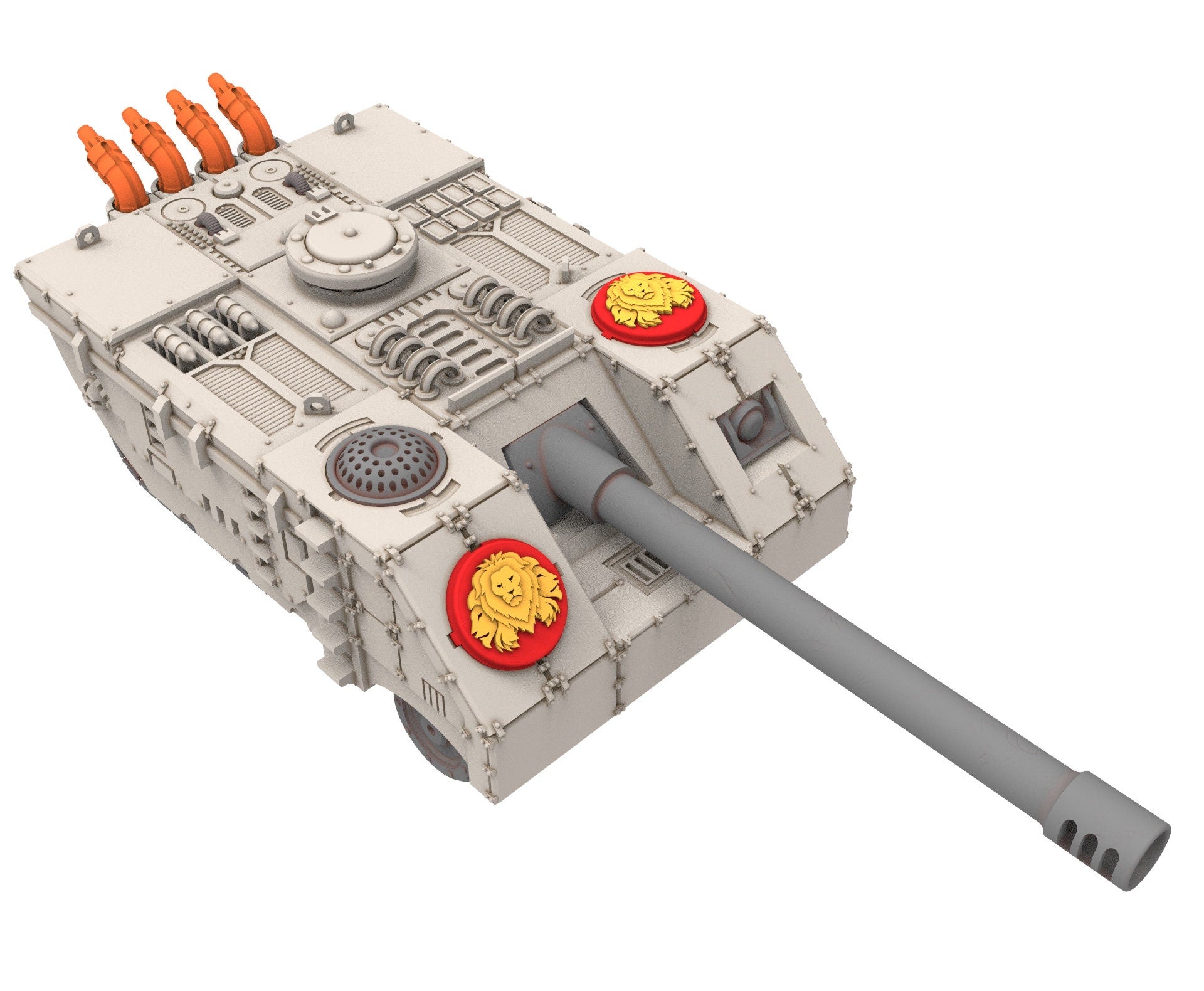 Military - Rakujitsu: Furtive Tank Killer - A Relic of Damocles' Conquest, imperial, post-apocalyptic empire, usable for tabletop wargame