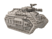 Load image into Gallery viewer, Rundsgaard - Logi Battle Tank, imperial infantry, post-apocalyptic empire, usable for tabletop wargame.

