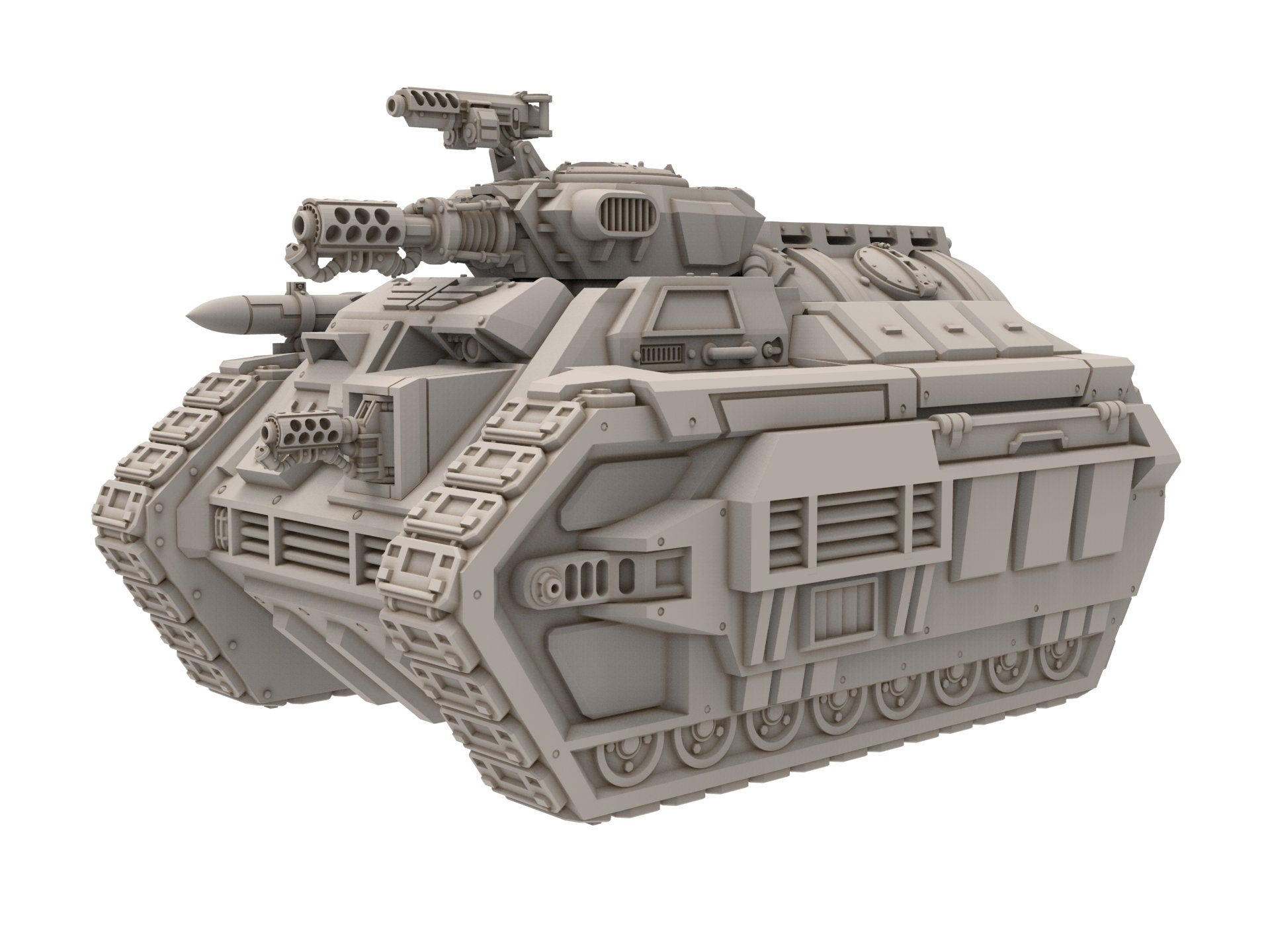 Rundsgaard - Logi Battle Tank, imperial infantry, post-apocalyptic empire, usable for tabletop wargame.