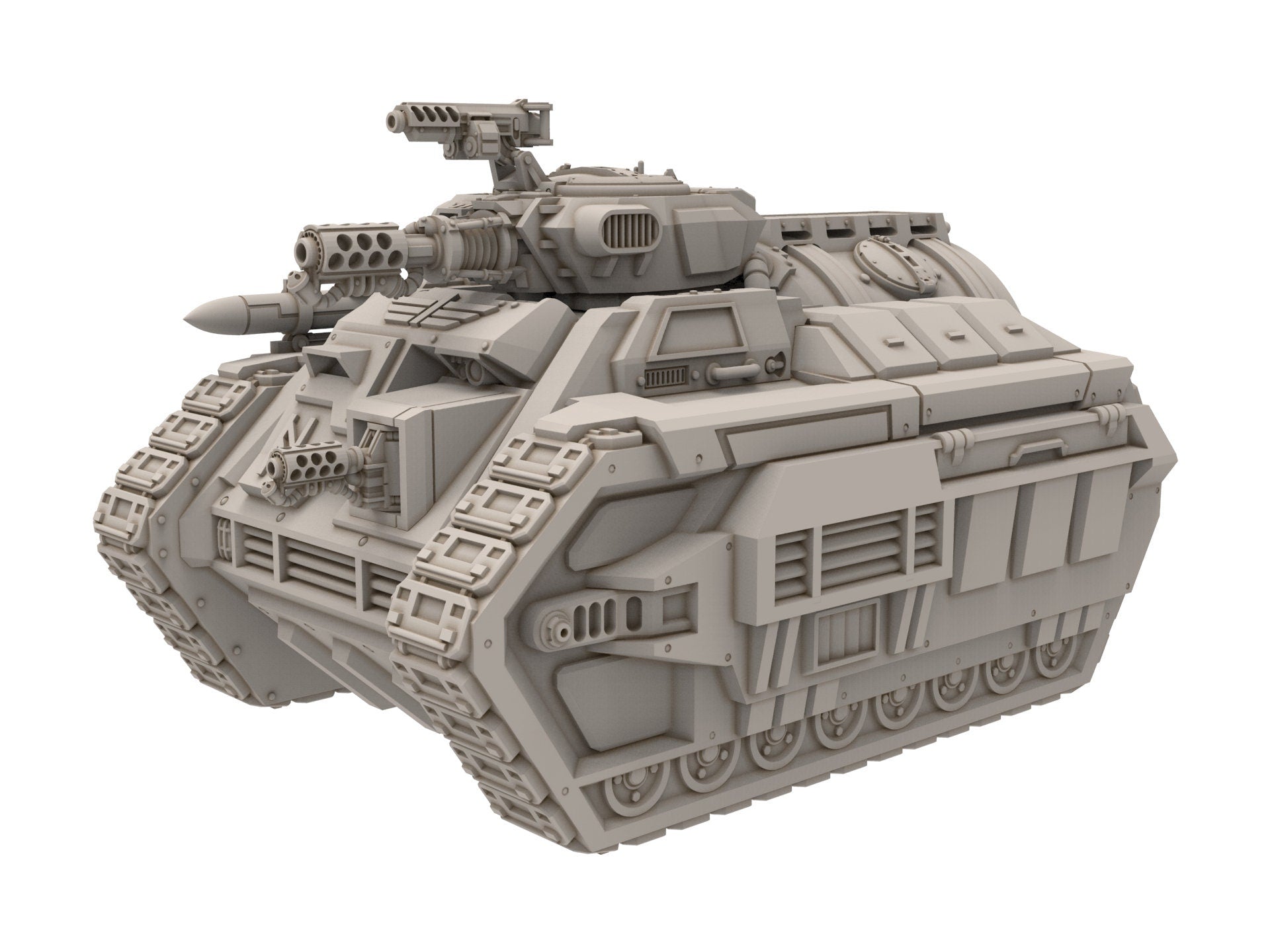 Rundsgaard - Logi Battle Tank, imperial infantry, post-apocalyptic empire, usable for tabletop wargame.