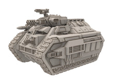 Load image into Gallery viewer, Rundsgaard - Logi Battle Tank, imperial infantry, post-apocalyptic empire, usable for tabletop wargame.
