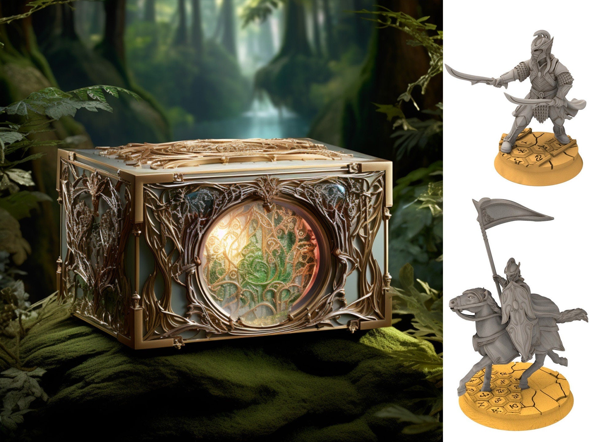 Ornor - Mystery box Lost realm of the North, Discounted surprise army starter, Middle rings miniatures for wargame D&D, Lotr...