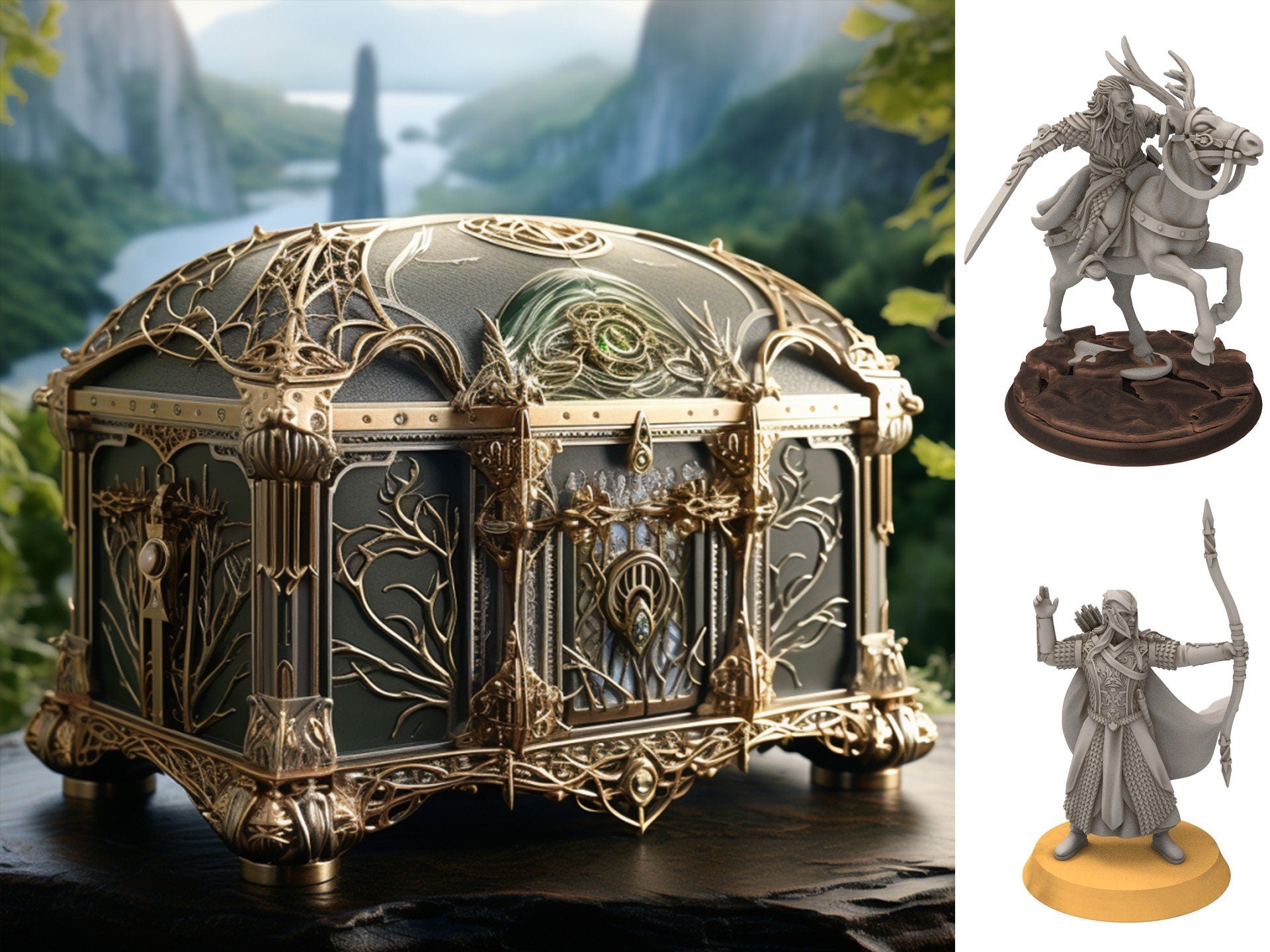 Ornor - Mystery box Lost realm of the North, Discounted surprise army starter, Middle rings miniatures for wargame D&D, Lotr...