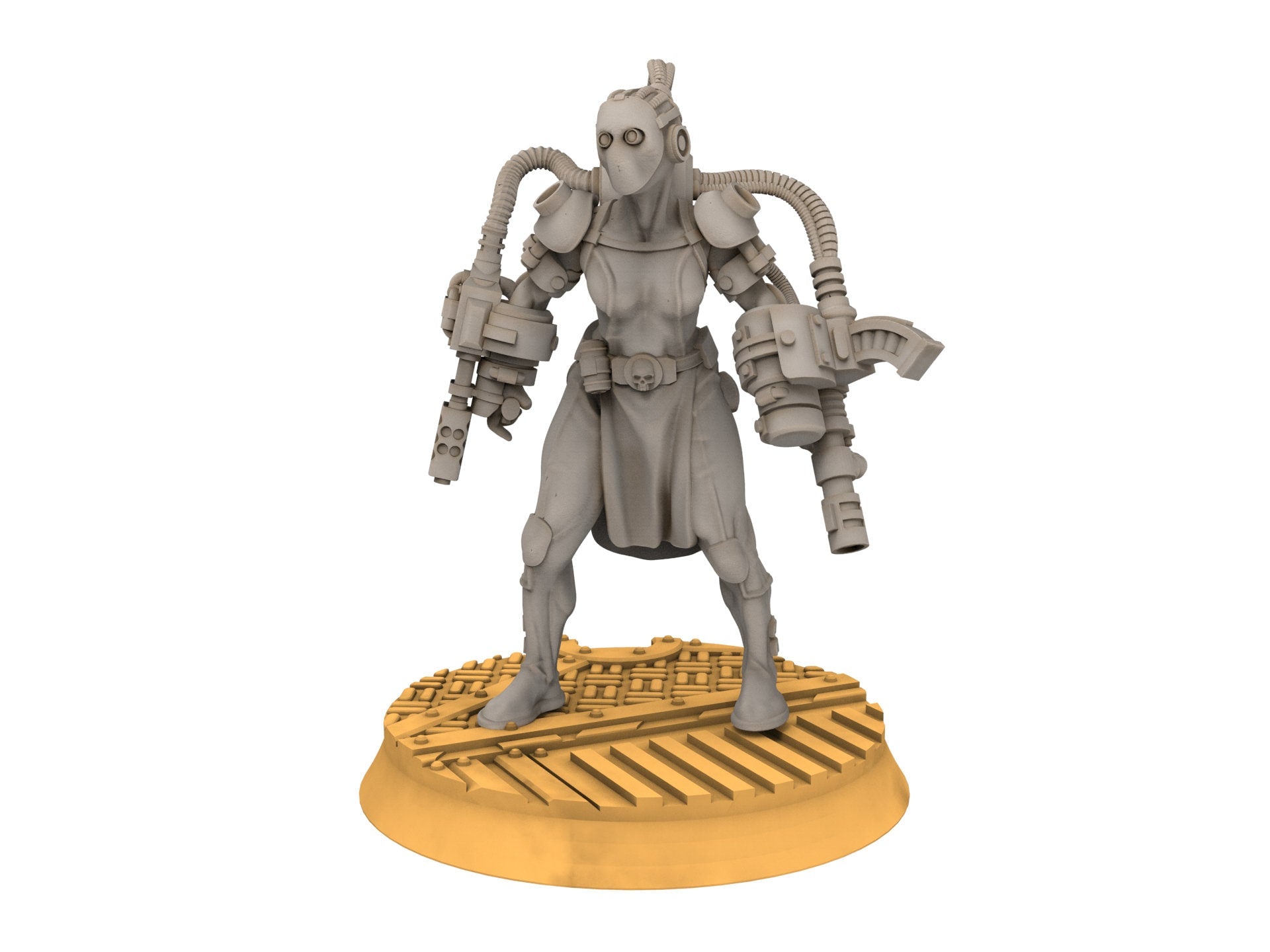 National Guard, GrimCorp Bounty Hunters, assassin, infanterie mécanisée, empire post apocalyptique, utilisable pour tabletop wargame.