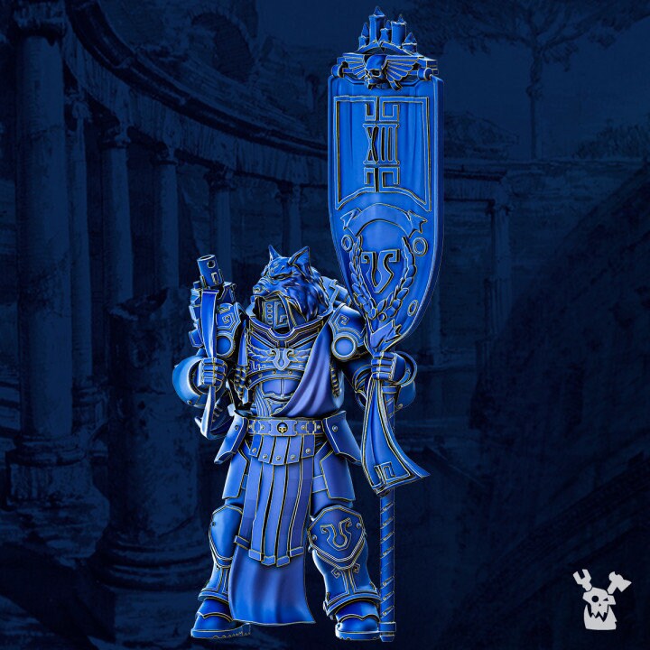 Legio Prima - Vexillum Bannerman, mechanized infantry, post apocalyptic empire, usable for tabletop wargame.