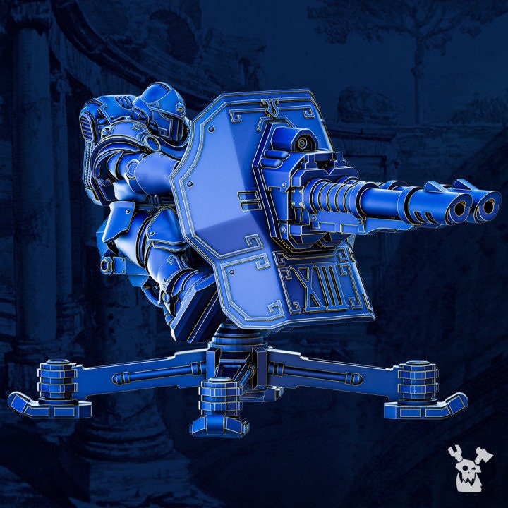 Legio Prima - Victrix Support Turret, mechanized infantry, post apocalyptic empire, usable for tabletop wargame.