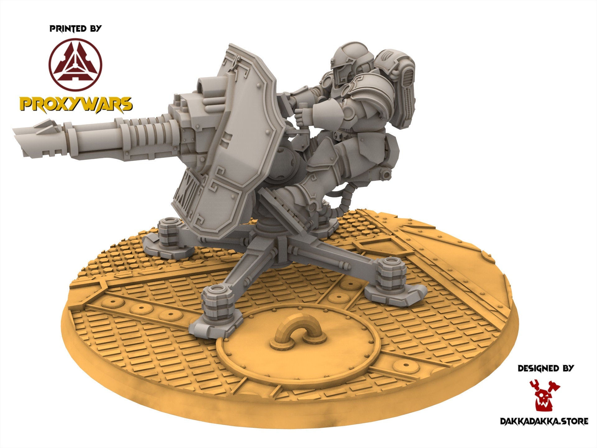 Legio Prima - Victrix Support Turret, mechanized infantry, post apocalyptic empire, usable for tabletop wargame.