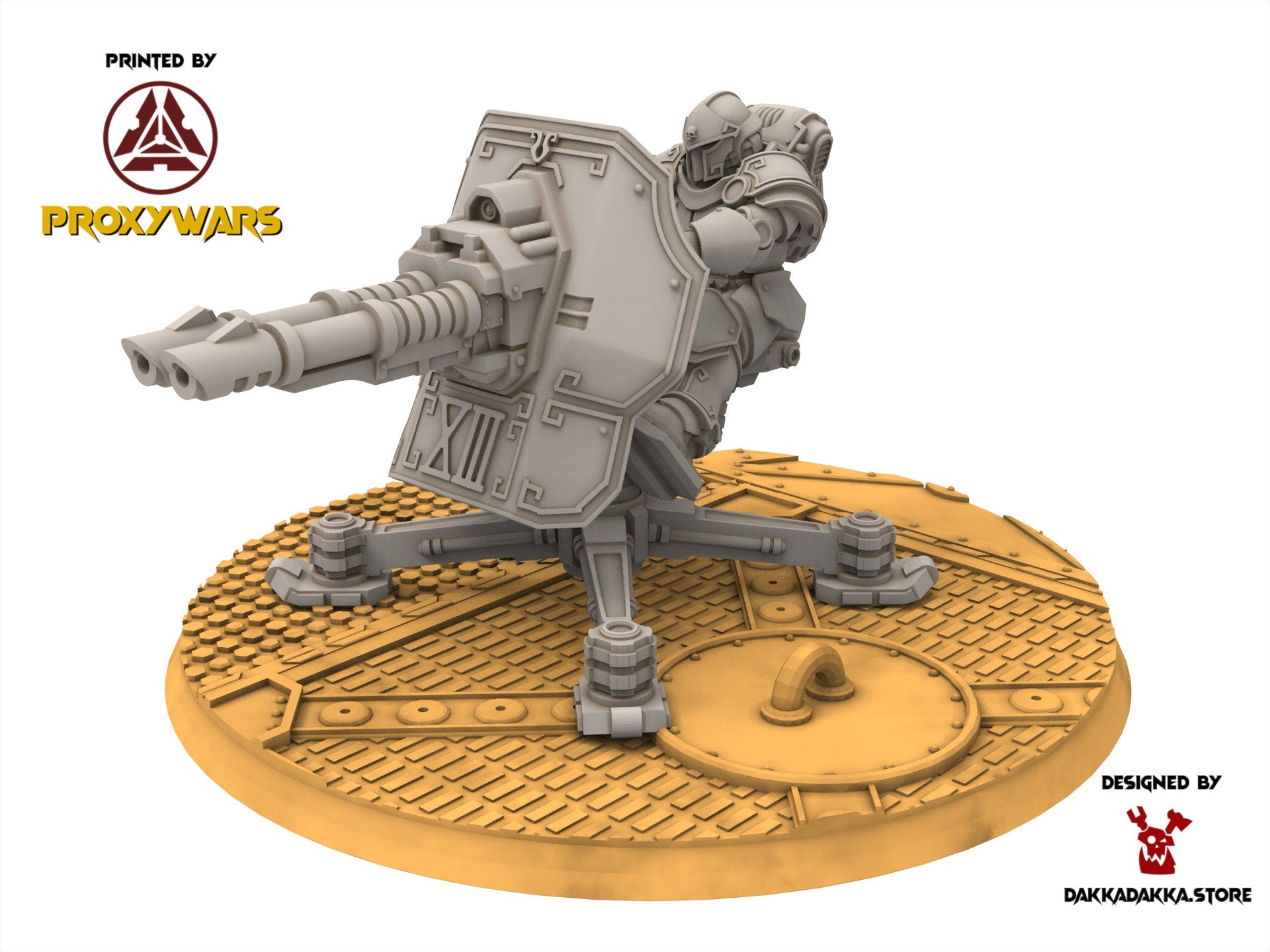 Legio Prima - Victrix Support Turret, mechanized infantry, post apocalyptic empire, usable for tabletop wargame.