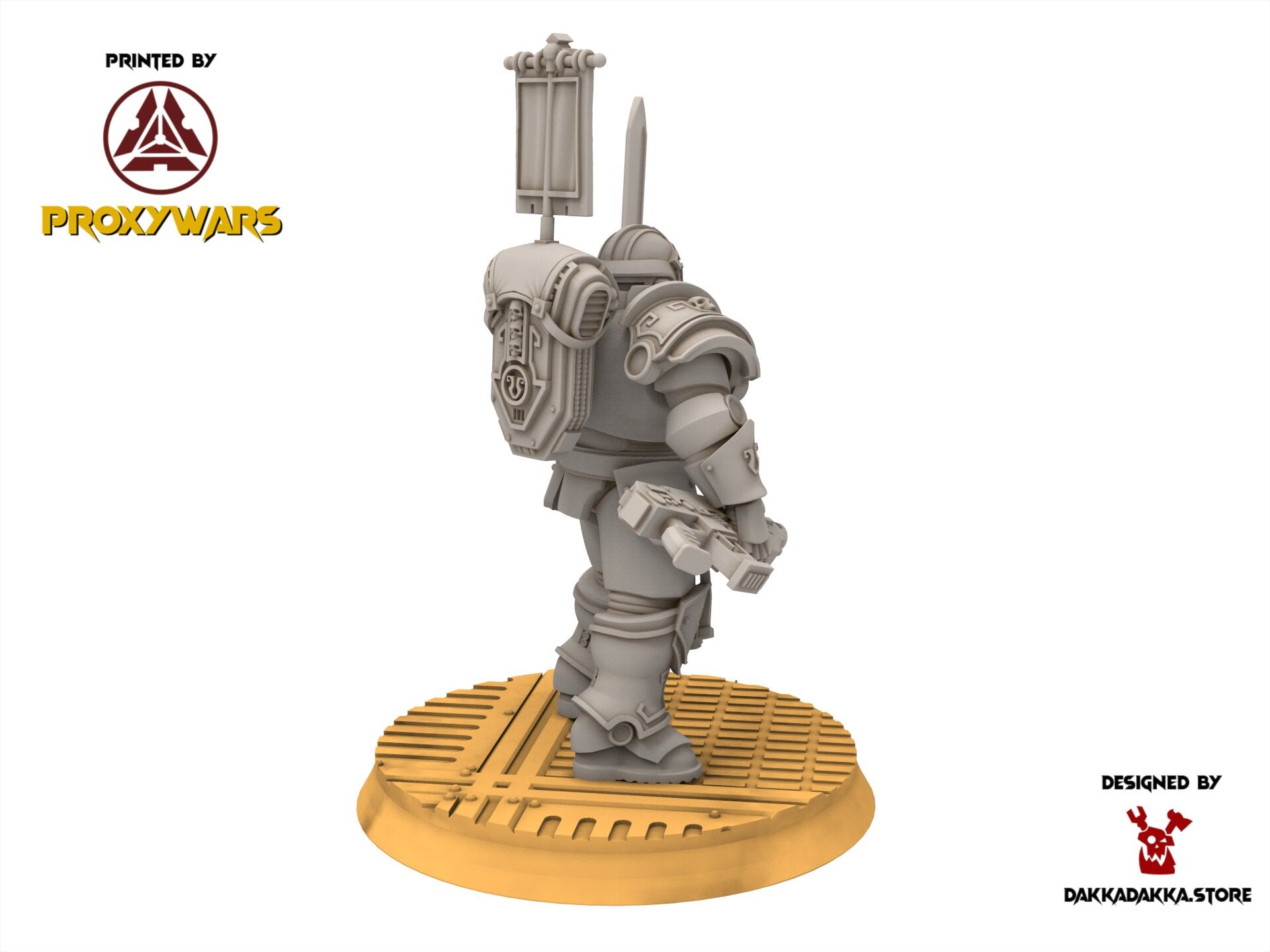 Legio Prima - Victrix Promo, mechanized infantry, post apocalyptic empire, usable for tabletop wargame.