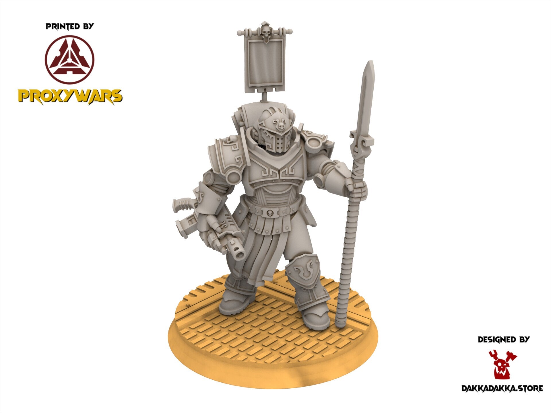 Legio Prima - Victrix Promo, mechanized infantry, post apocalyptic empire, usable for tabletop wargame.