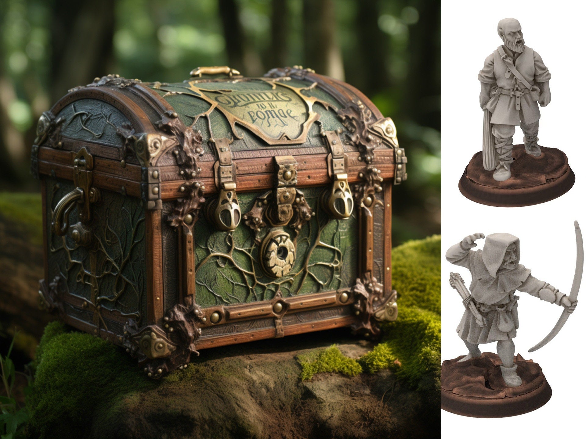 Goblin cave - Mystery box goblins and trolls, Discounted surprise army starter, Middle rings miniatures for wargame D&D, Lotr...