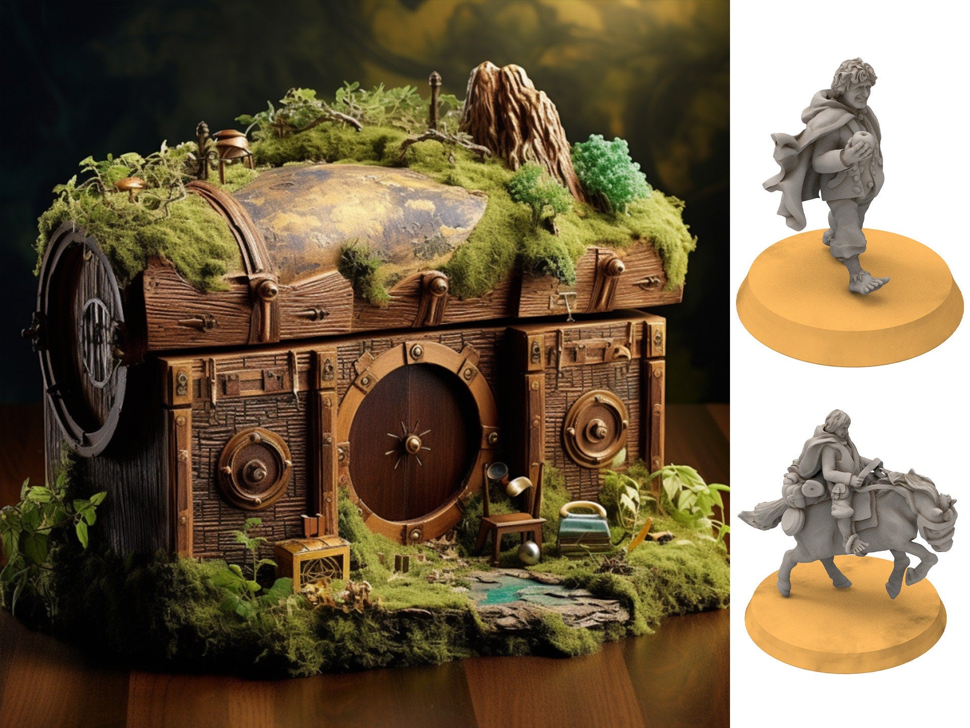 Ornor - Mystery box Lost realm of the North, Discounted surprise army starter, Middle rings miniatures for wargame D&D, Lotr...