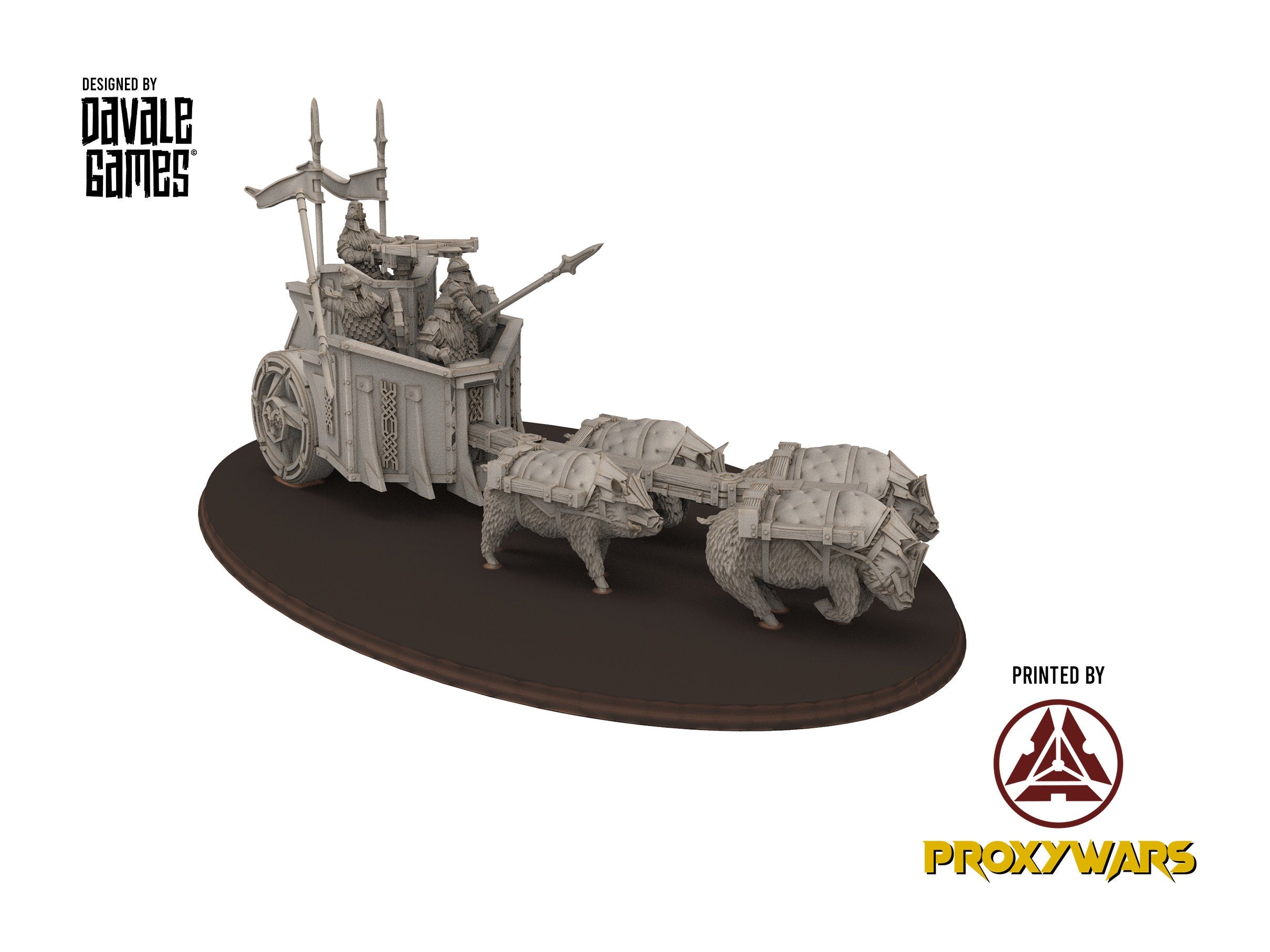 Dwarves - Silver Goat Dwarves Chariot