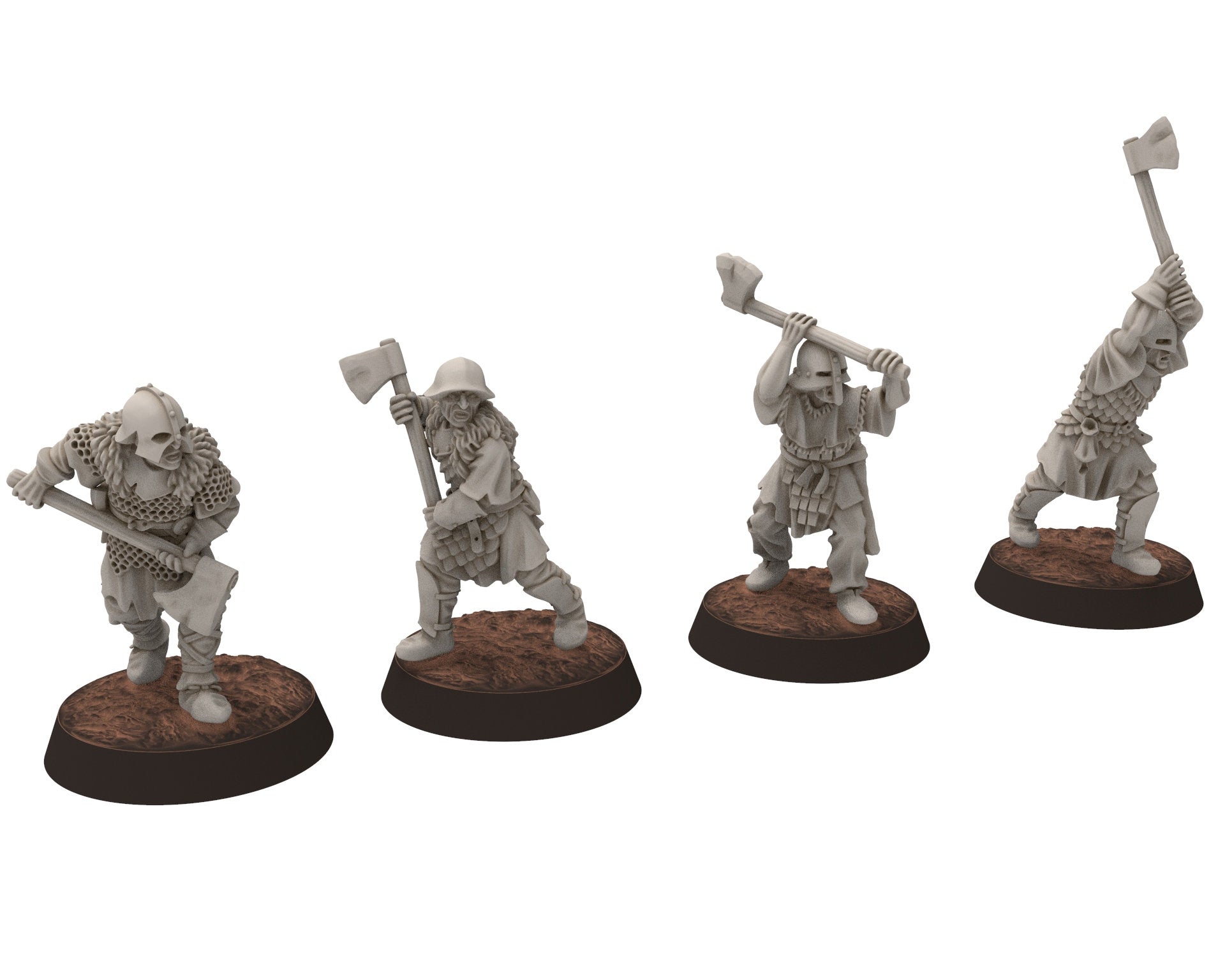 Orc horde - Orc Banner bearer, Orc warriors warband, Middle rings miniatures pour wargame D&D, Lotr... Medbury miniatures