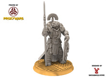 Load image into Gallery viewer, Legio Prima - Agamemnon The Cohorte Commander, mechanized infantry, post apocalyptic empire, usable for tabletop wargame.
