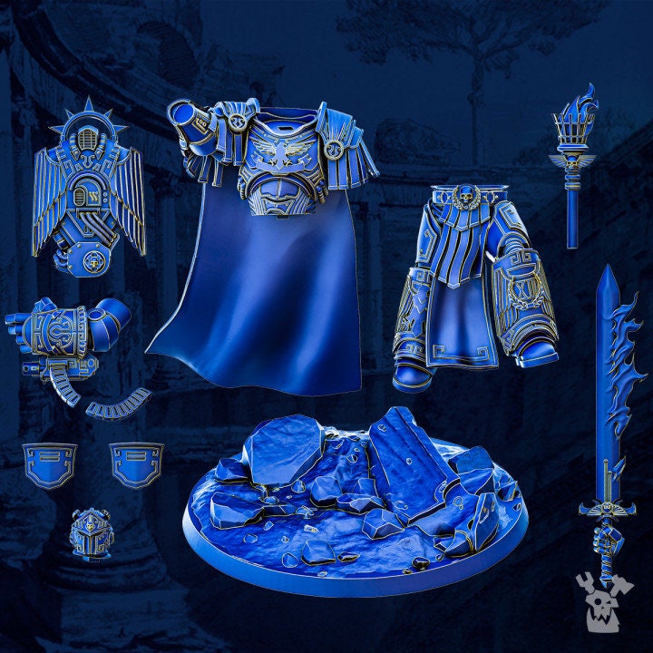 Legio Prima - Quintus Aexius The Conditor, mechanized infantry, post apocalyptic empire, usable for tabletop wargame.