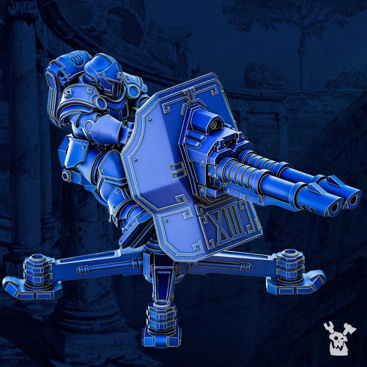 Legio Prima - Victrix Support Turret, mechanized infantry, post apocalyptic empire, usable for tabletop wargame.