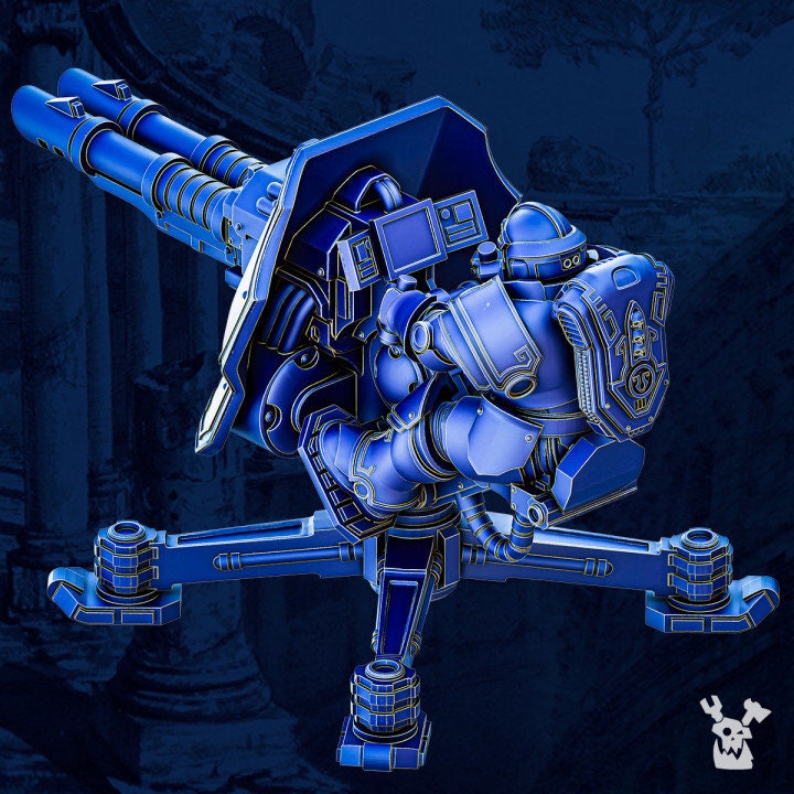 Legio Prima - Victrix Support Turret, mechanized infantry, post apocalyptic empire, usable for tabletop wargame.